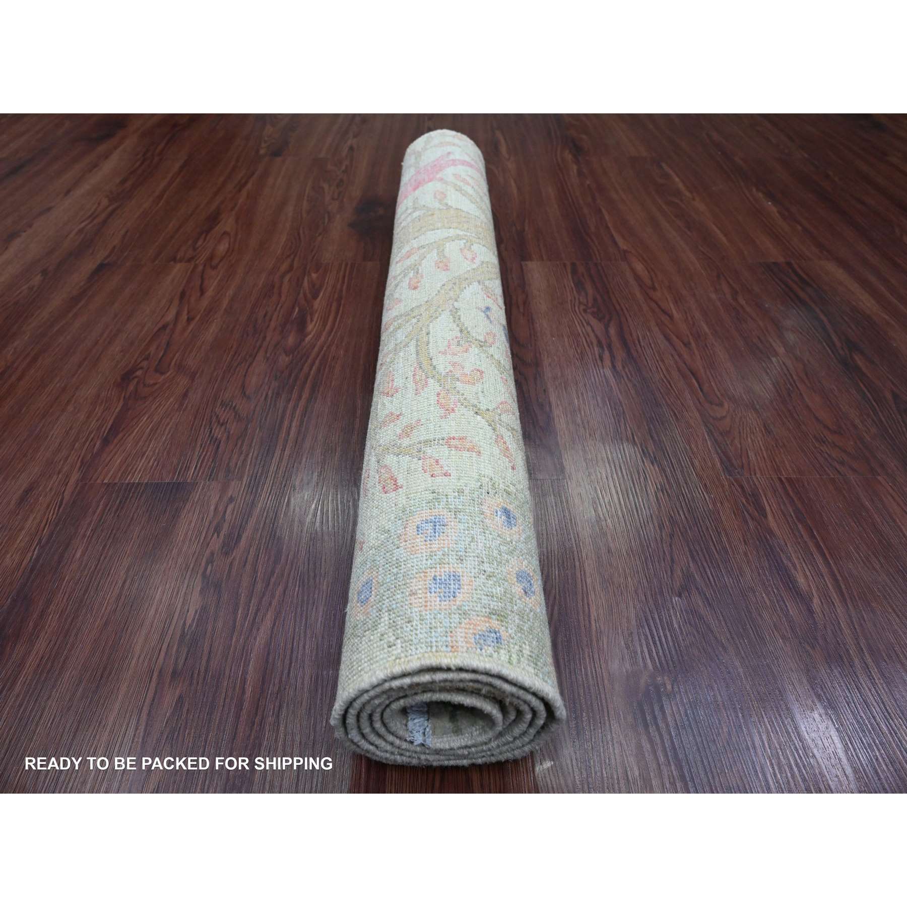 Oushak-And-Peshawar-Hand-Knotted-Rug-101365