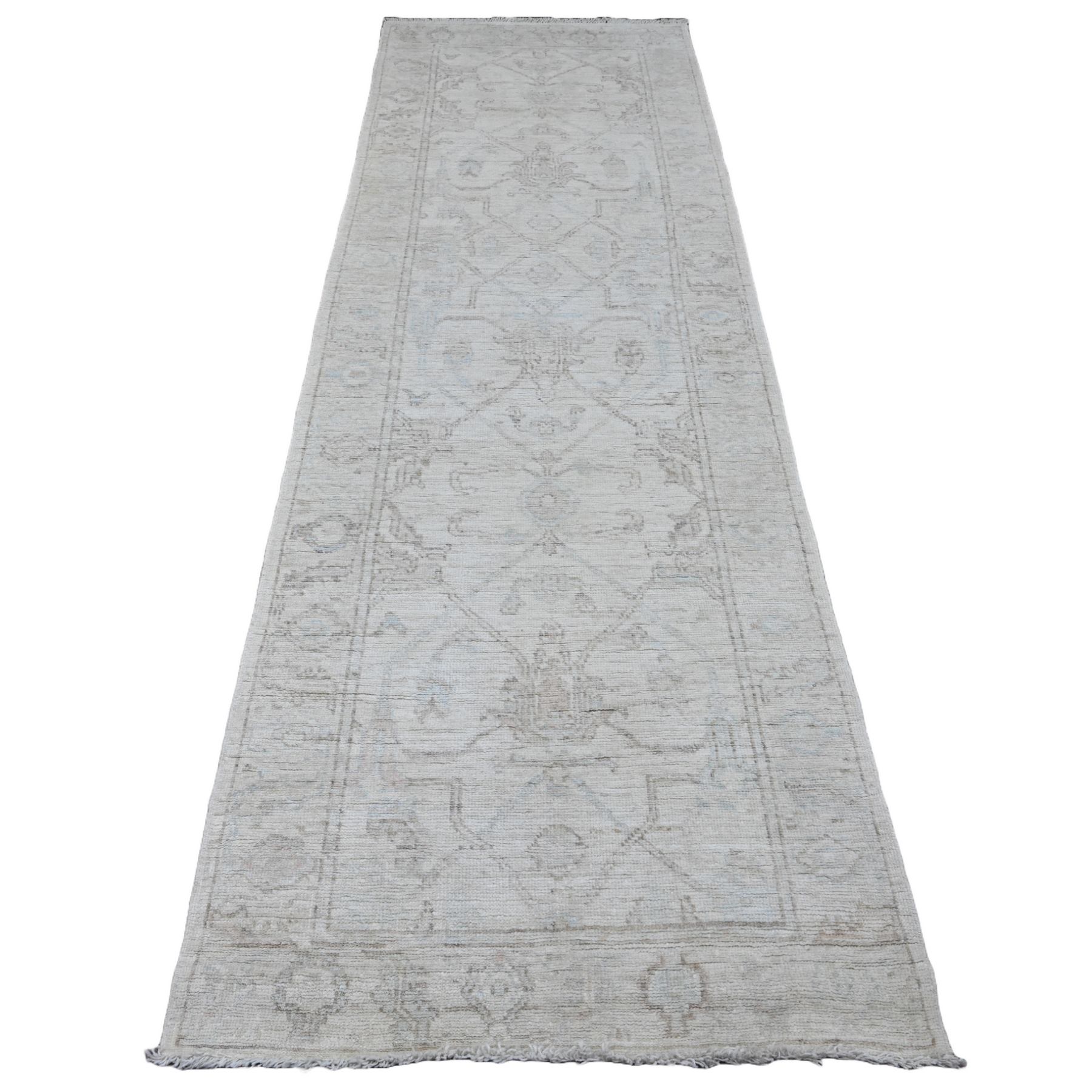 Oushak-And-Peshawar-Hand-Knotted-Rug-101480