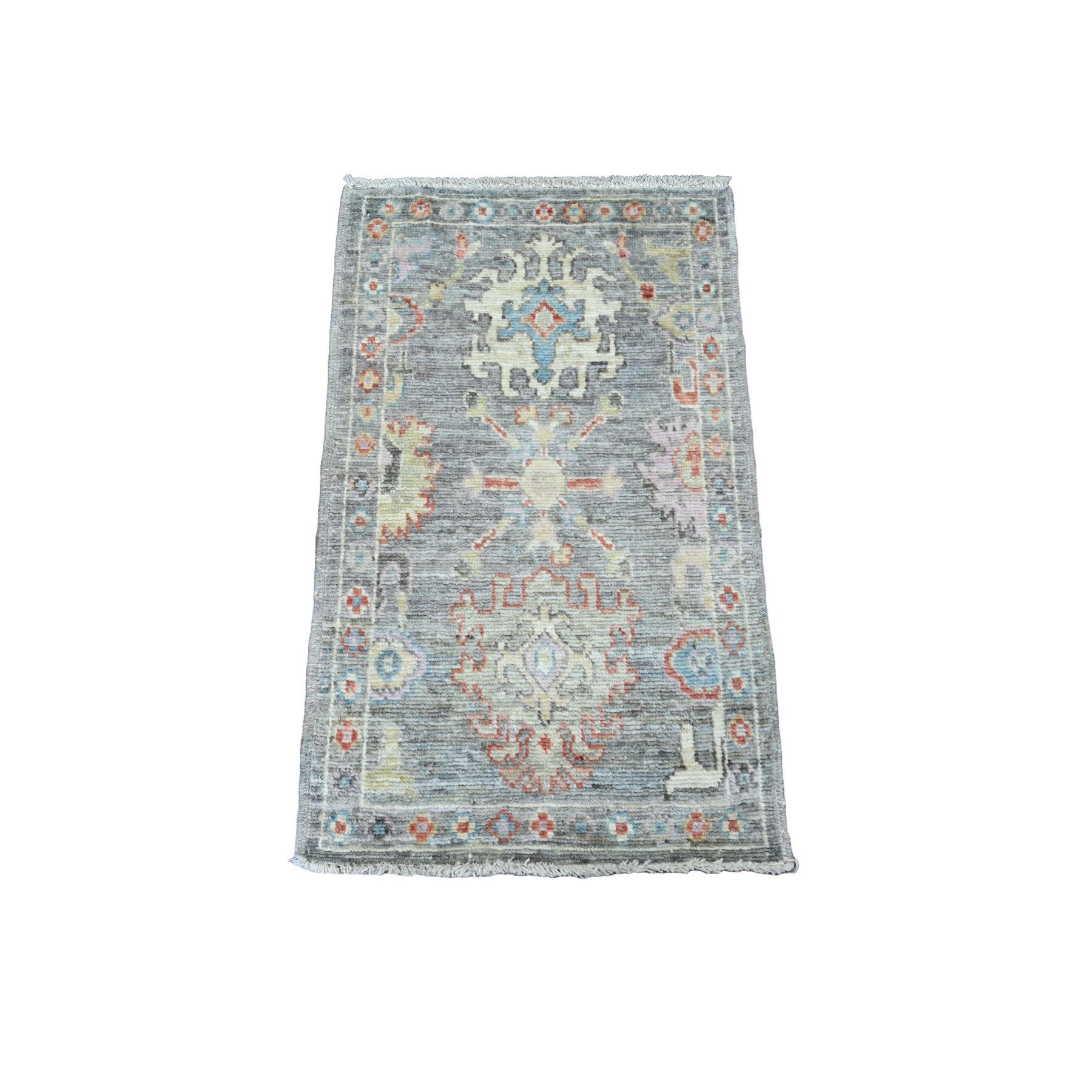 Oushak-And-Peshawar-Hand-Knotted-Rug-101615