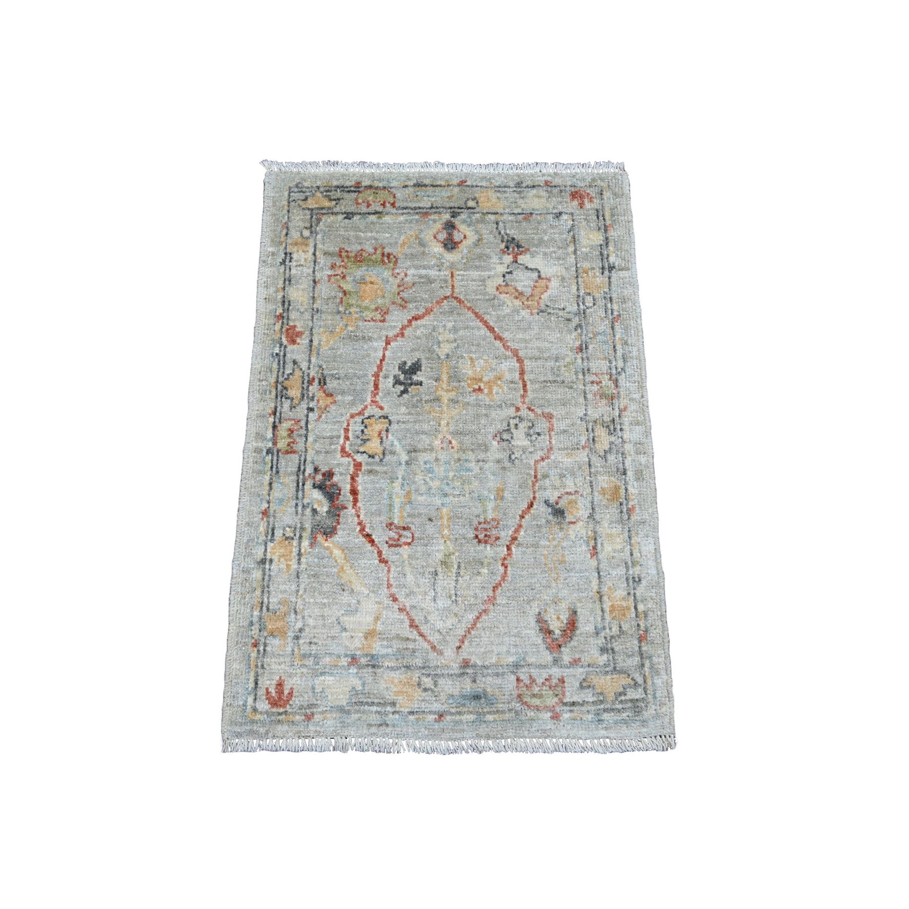 Oushak-And-Peshawar-Hand-Knotted-Rug-101650