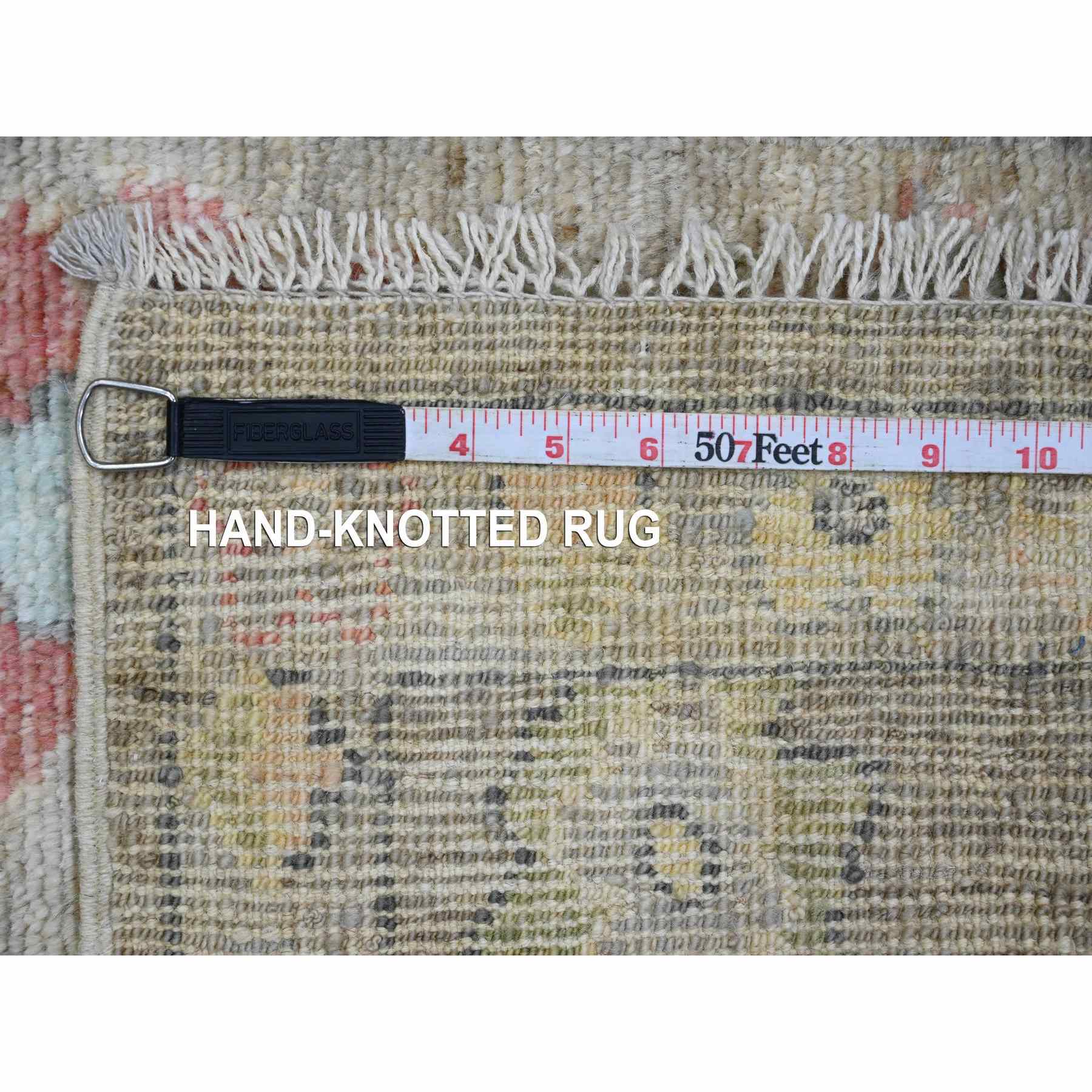 Oushak-And-Peshawar-Hand-Knotted-Rug-101655