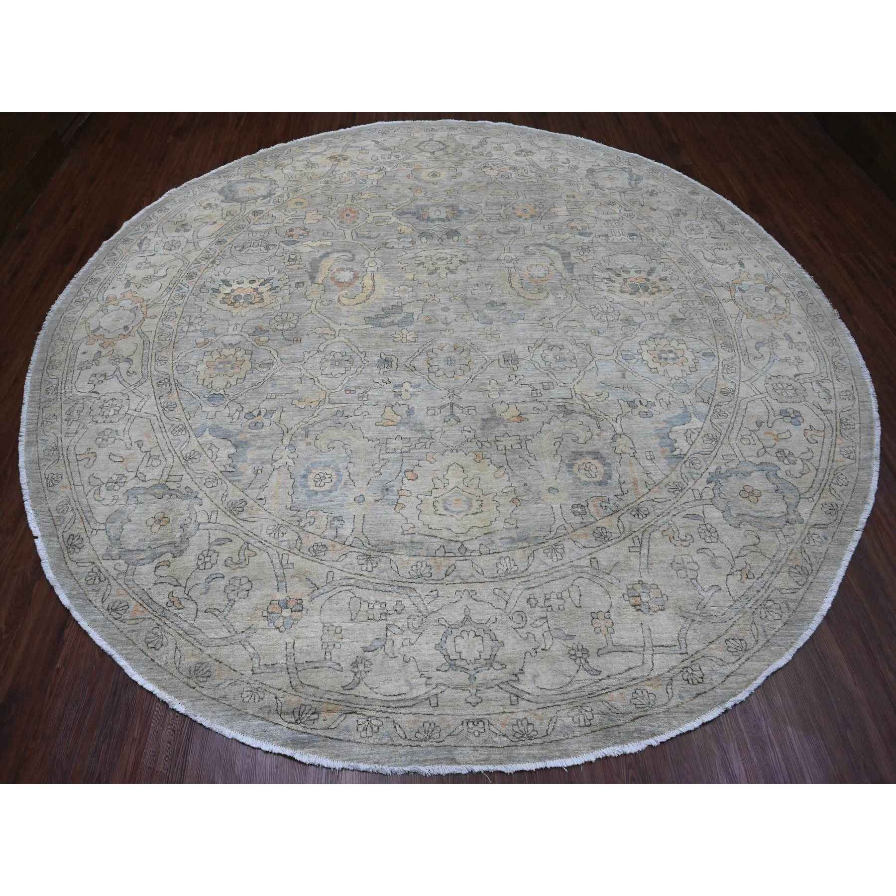 Oushak-And-Peshawar-Hand-Knotted-Rug-101695