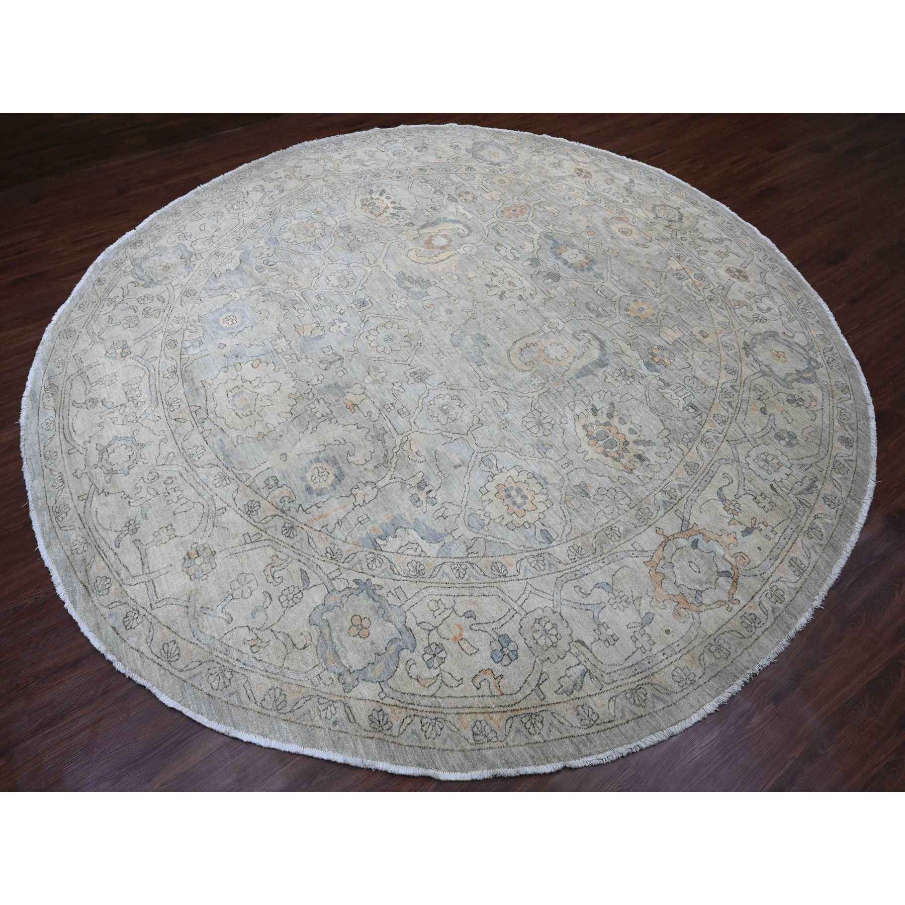 Oushak-And-Peshawar-Hand-Knotted-Rug-101695