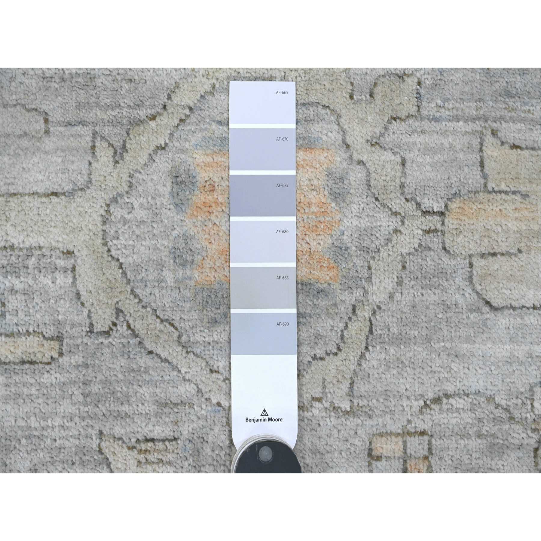 Oushak-And-Peshawar-Hand-Knotted-Rug-101695