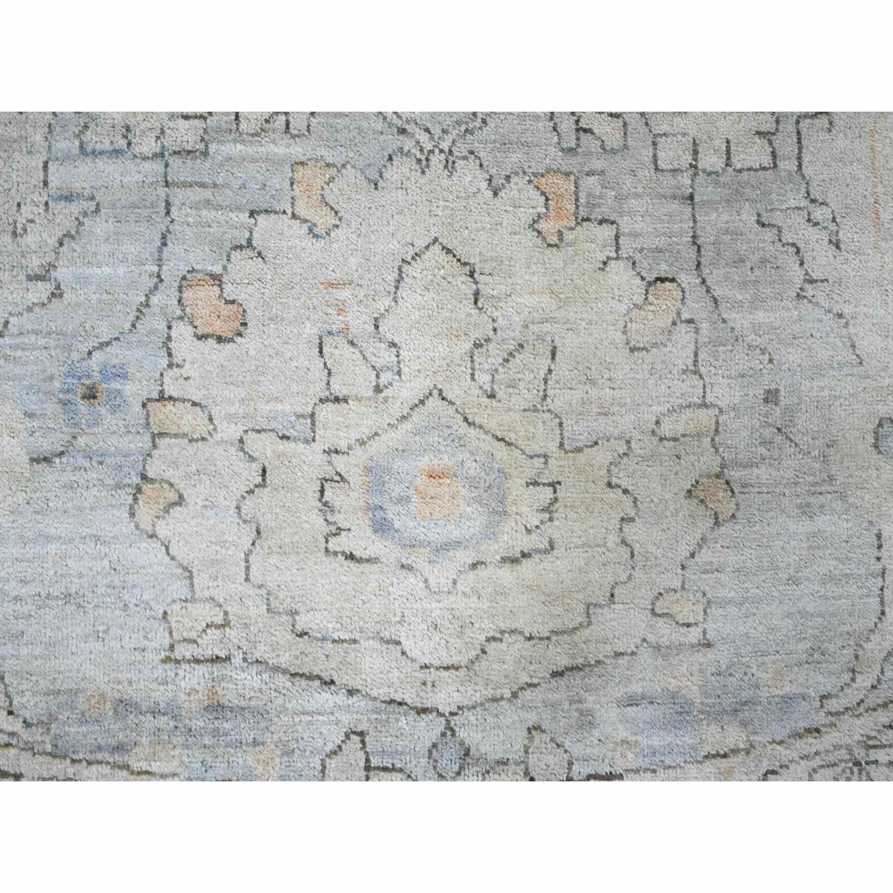 Oushak-And-Peshawar-Hand-Knotted-Rug-101695