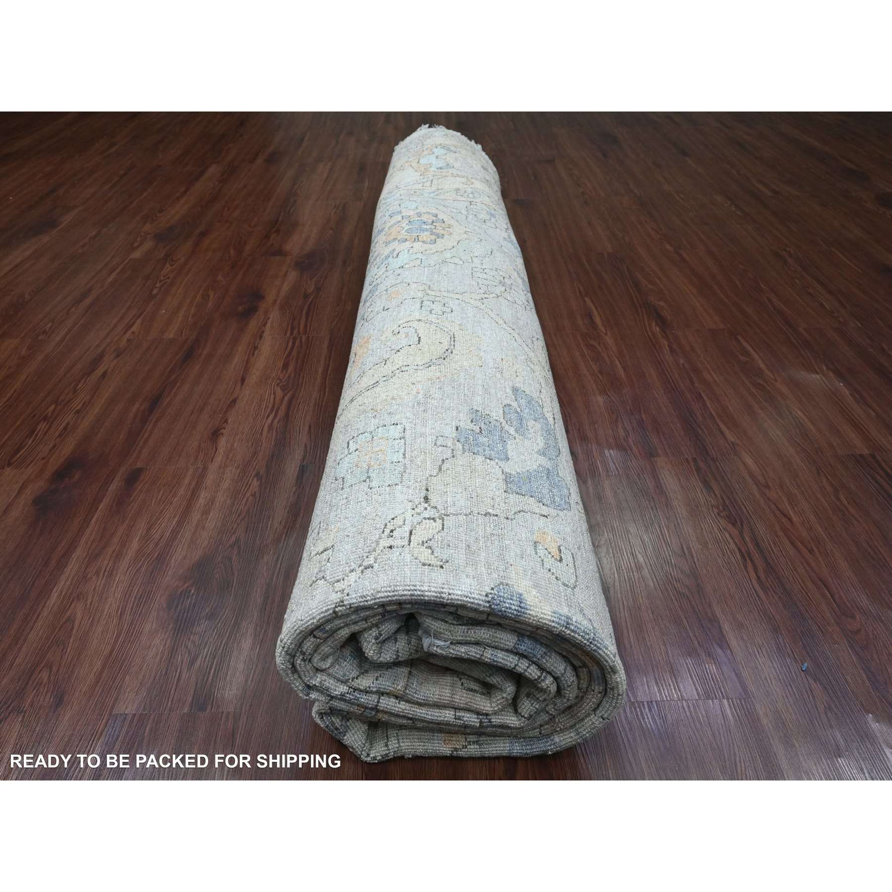 Oushak-And-Peshawar-Hand-Knotted-Rug-101695