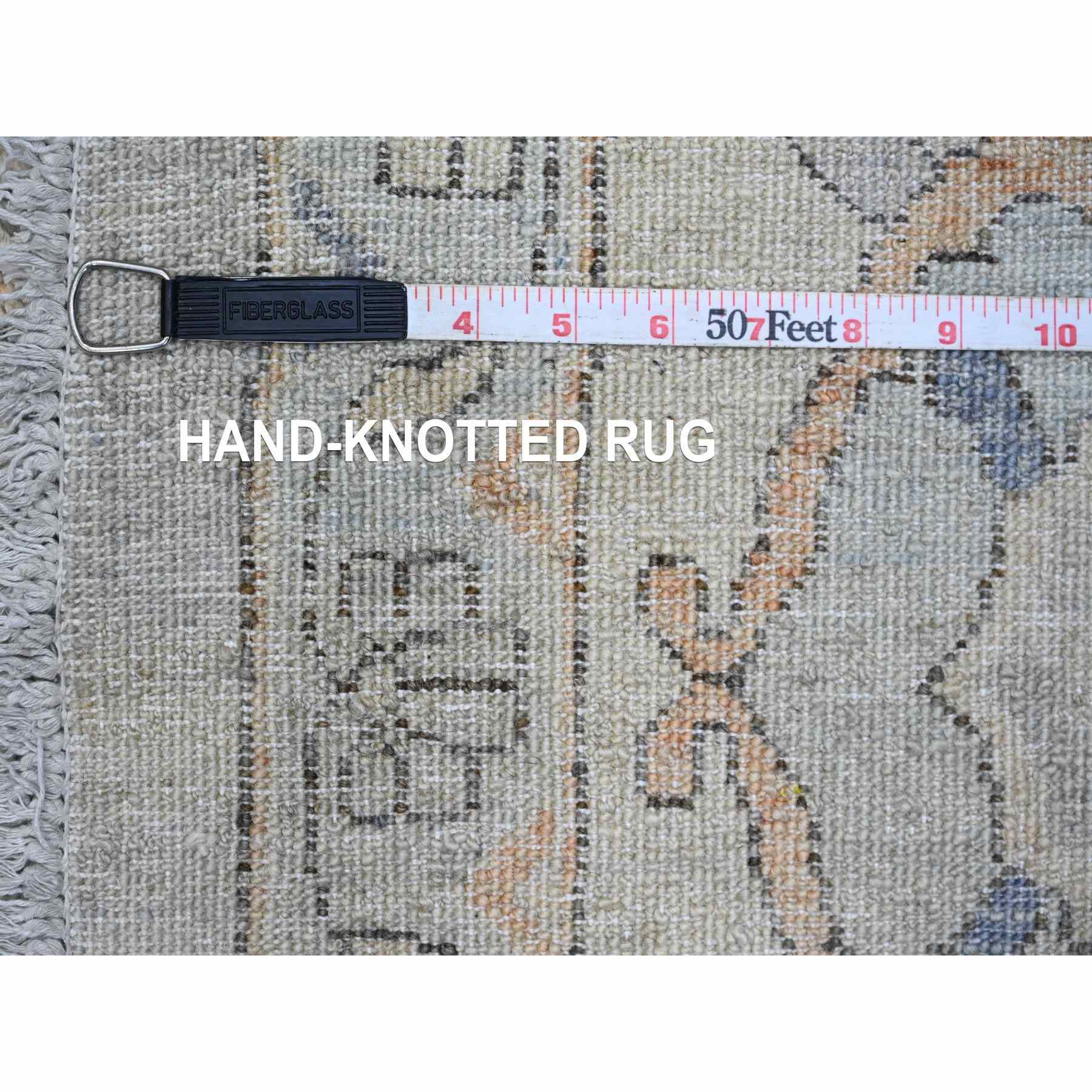 Oushak-And-Peshawar-Hand-Knotted-Rug-101695