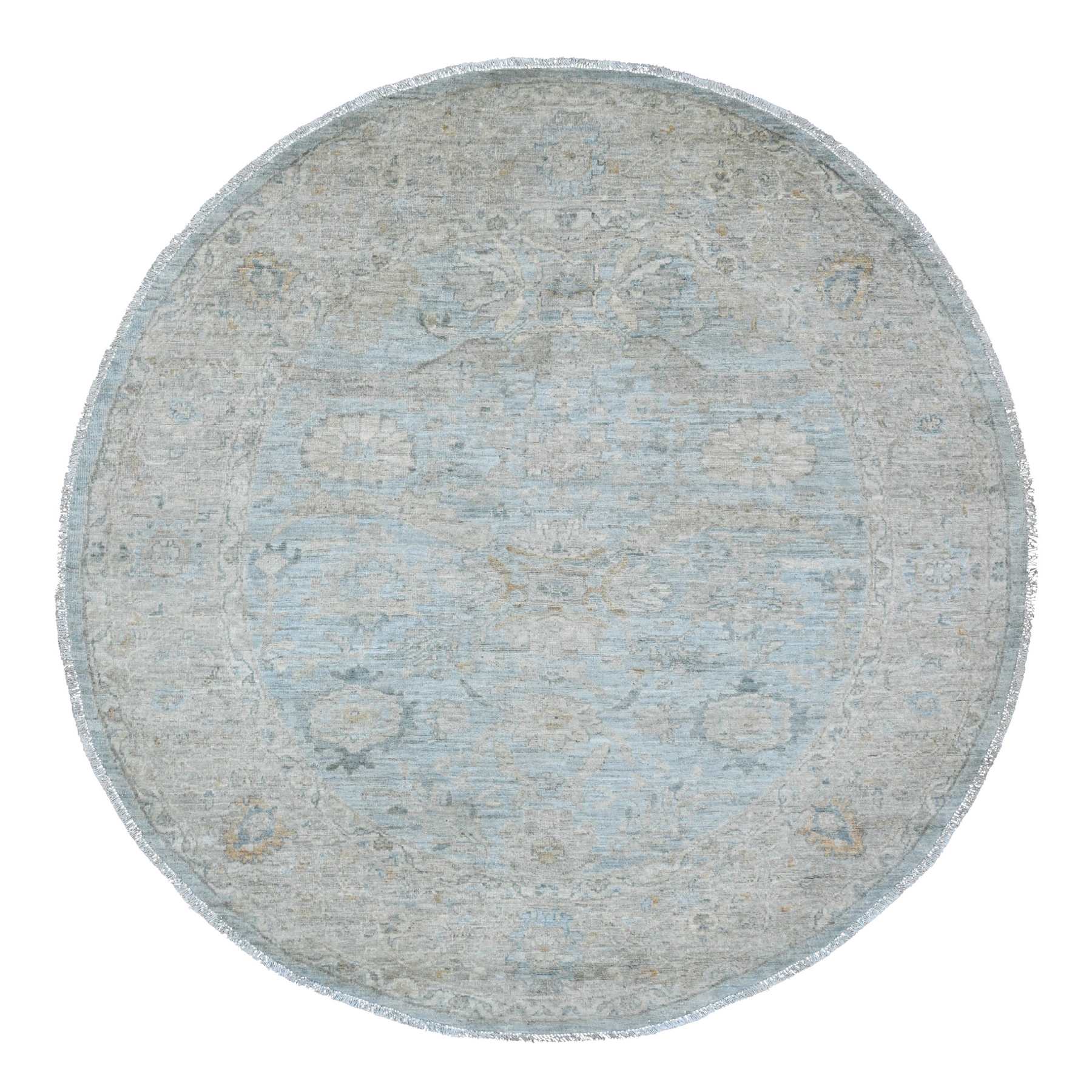 Oushak-And-Peshawar-Hand-Knotted-Rug-101705