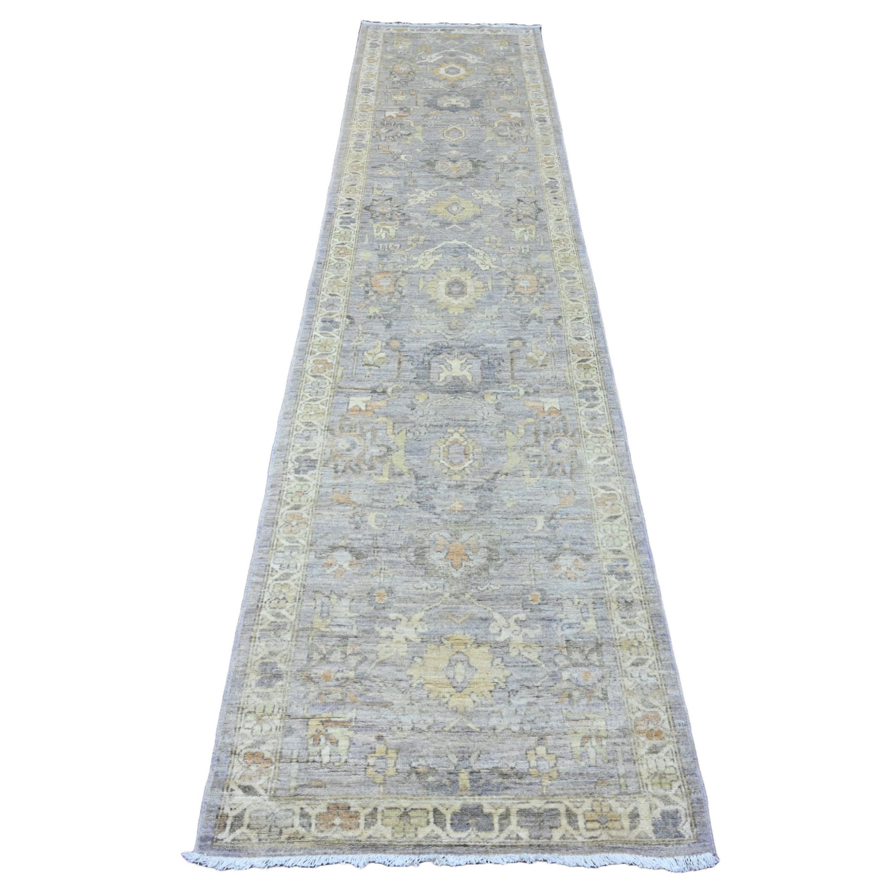 Oushak-And-Peshawar-Hand-Knotted-Rug-101755