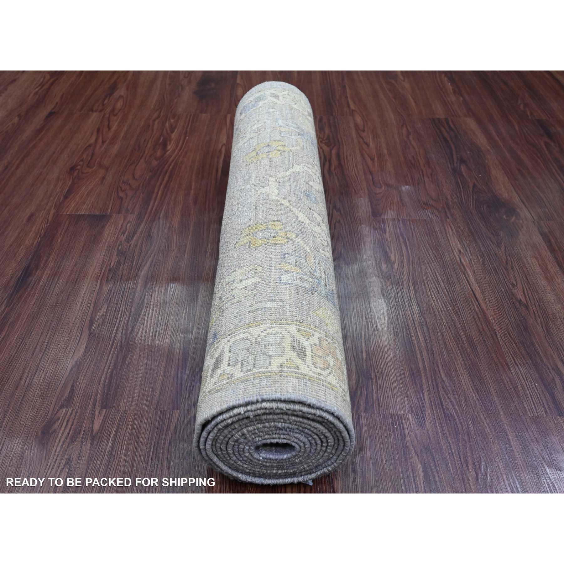 Oushak-And-Peshawar-Hand-Knotted-Rug-101755