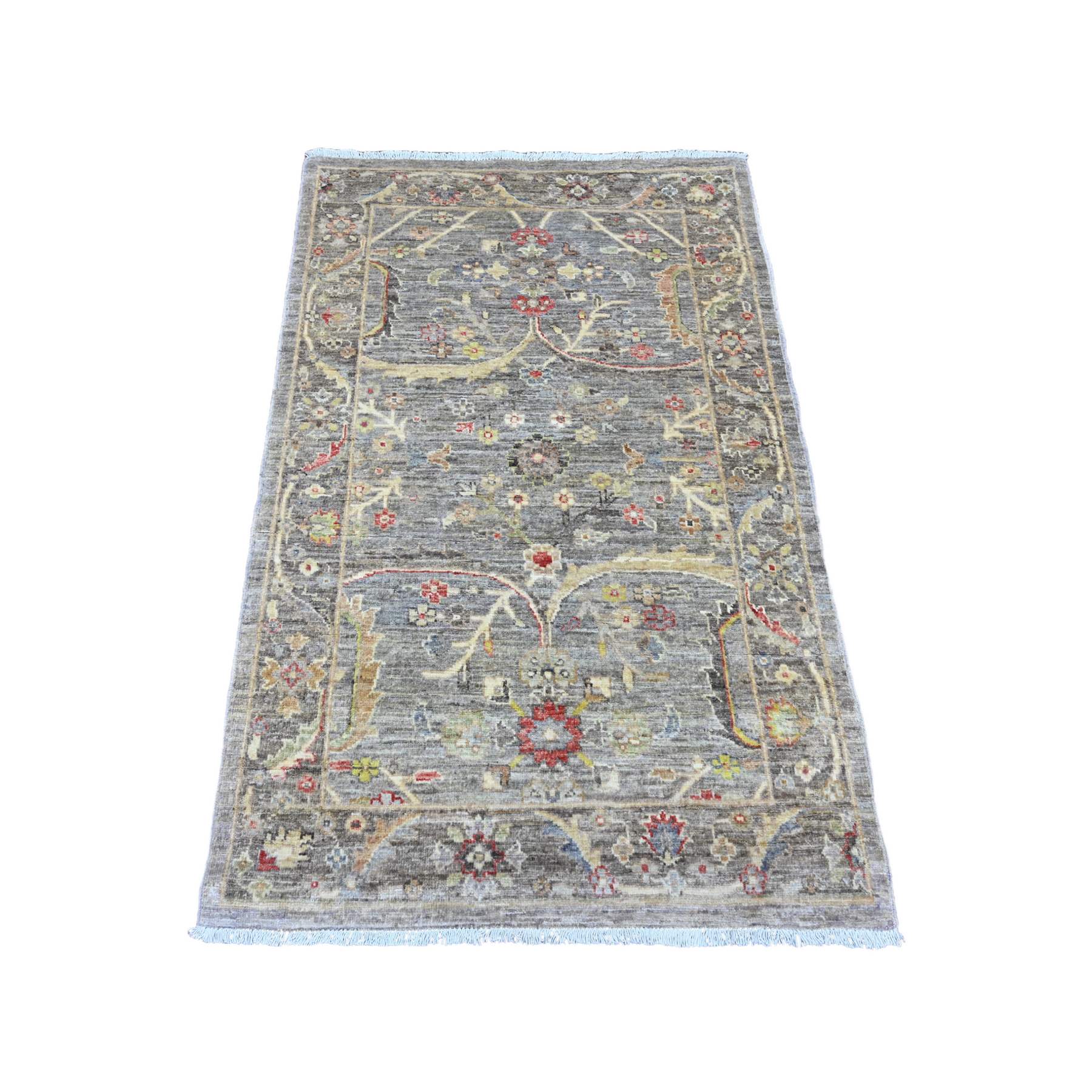 Oushak-And-Peshawar-Hand-Knotted-Rug-101765