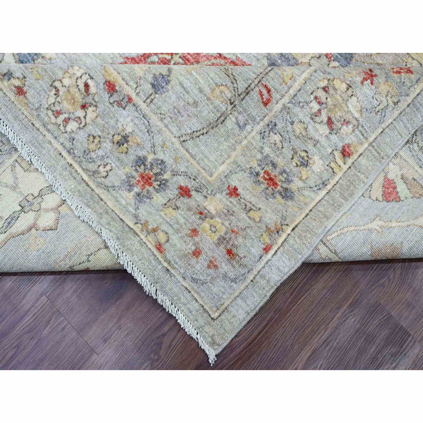 Oushak-And-Peshawar-Hand-Knotted-Rug-101895