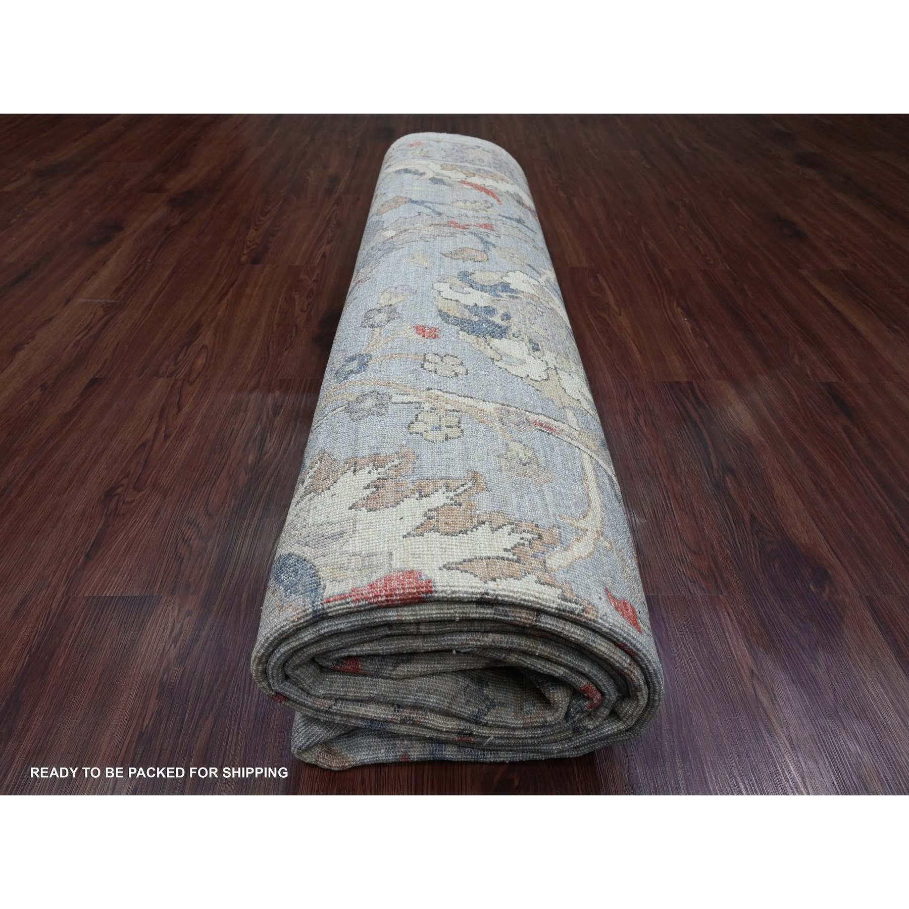 Oushak-And-Peshawar-Hand-Knotted-Rug-101895