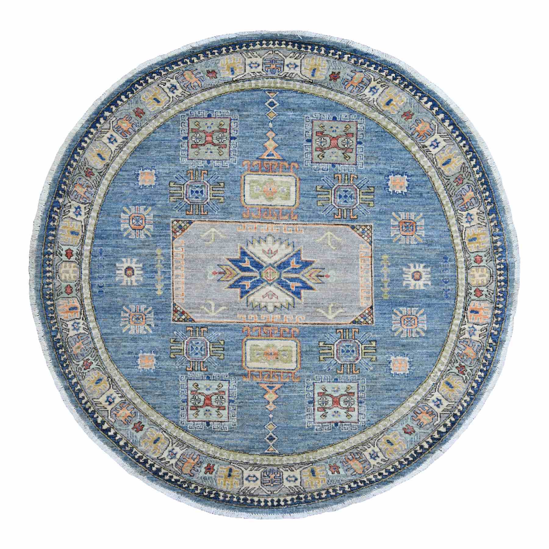 Oushak-And-Peshawar-Hand-Knotted-Rug-101965
