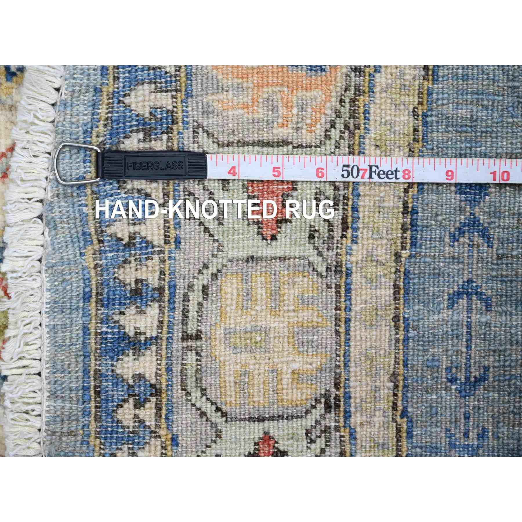 Oushak-And-Peshawar-Hand-Knotted-Rug-101965