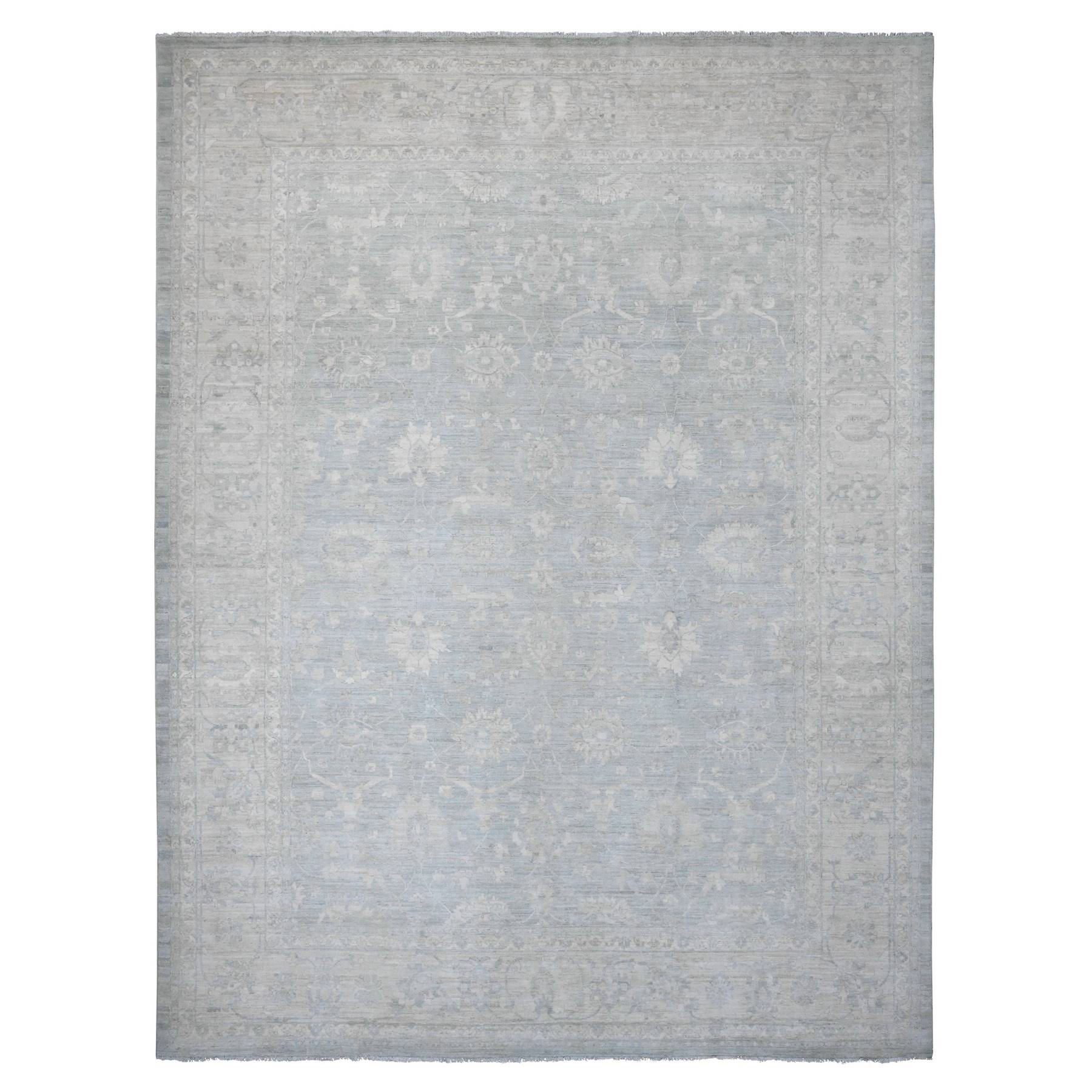 Oushak-And-Peshawar-Hand-Knotted-Rug-102025