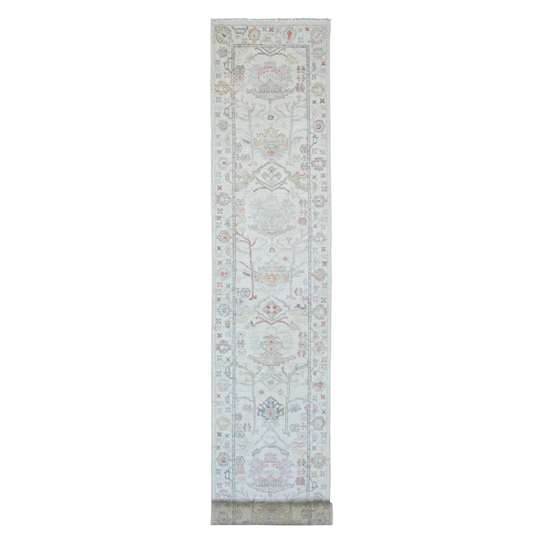 Oushak-And-Peshawar-Hand-Knotted-Rug-102040