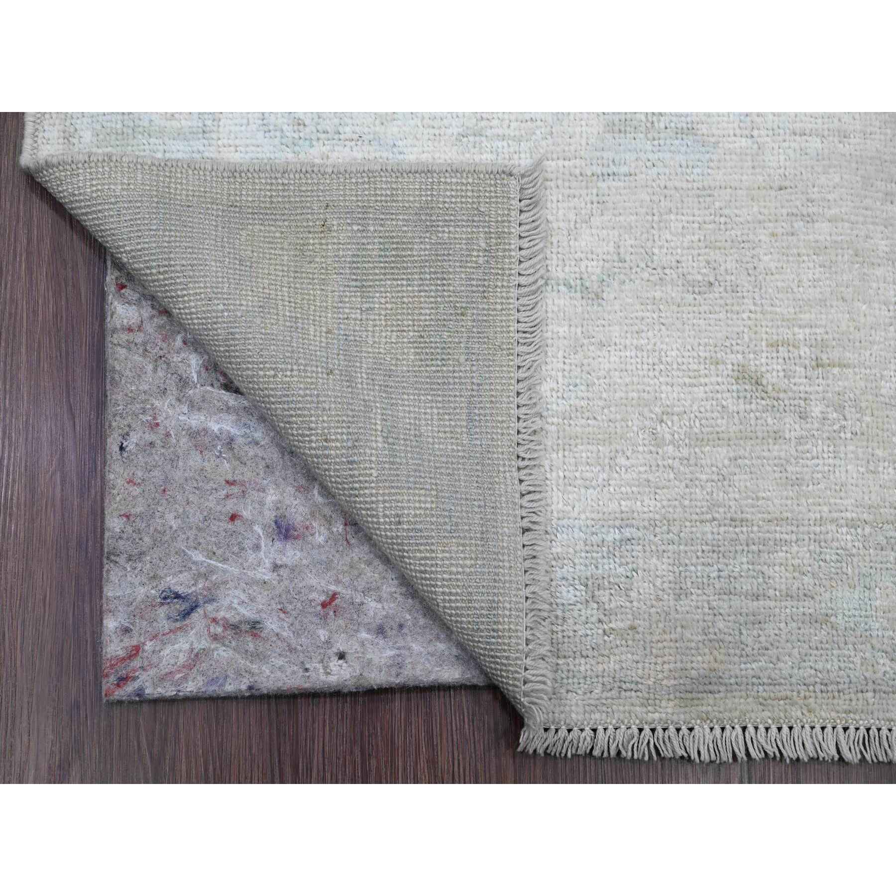 Oushak-And-Peshawar-Hand-Knotted-Rug-102045