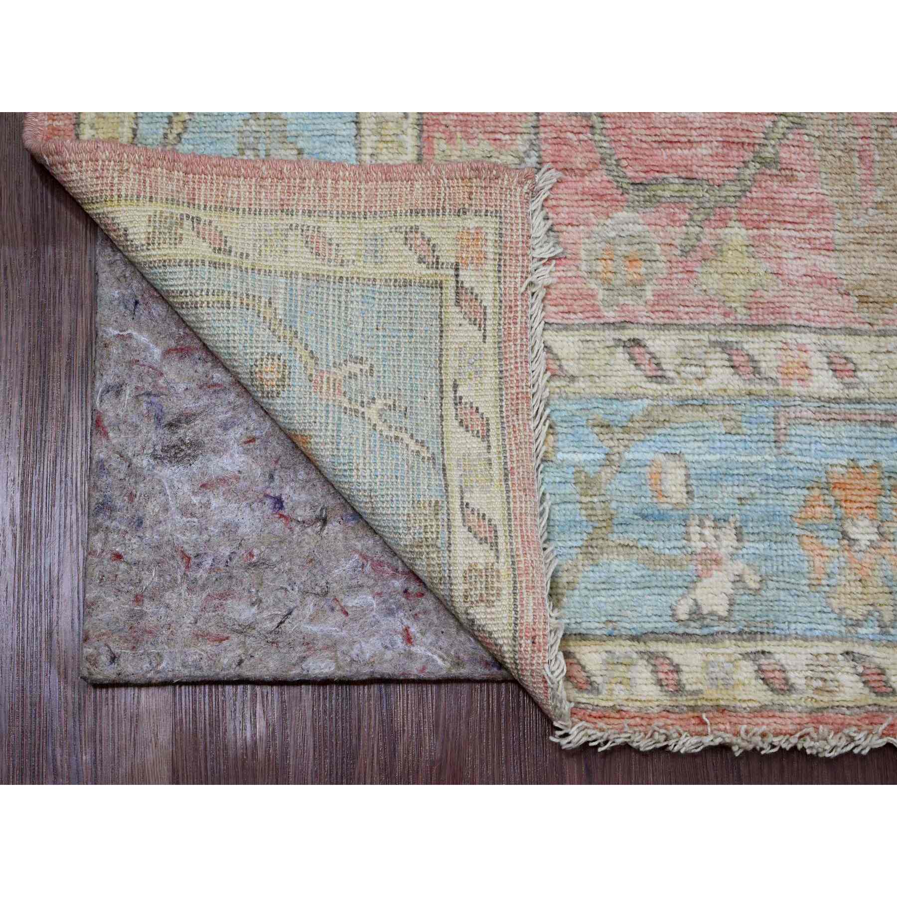 Oushak-And-Peshawar-Hand-Knotted-Rug-102055