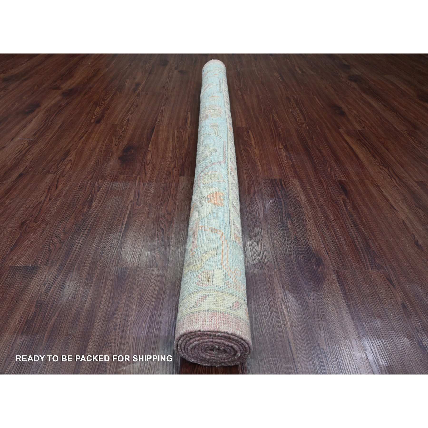 Oushak-And-Peshawar-Hand-Knotted-Rug-102055