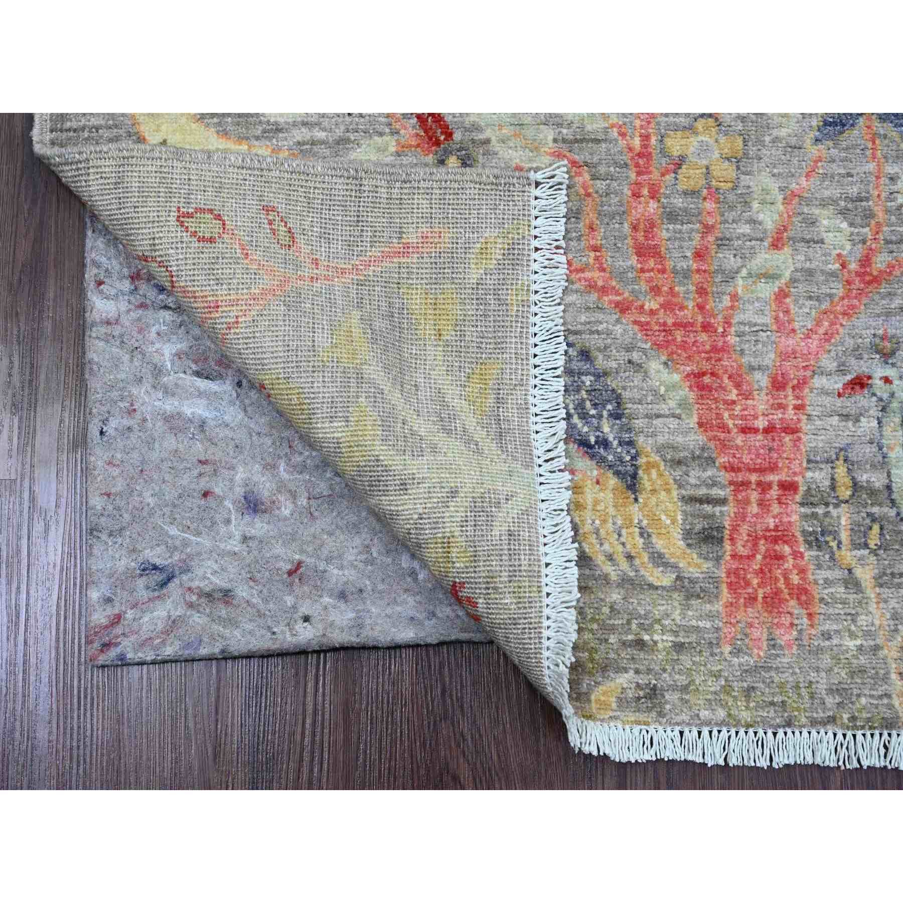 Oushak-And-Peshawar-Hand-Knotted-Rug-102130