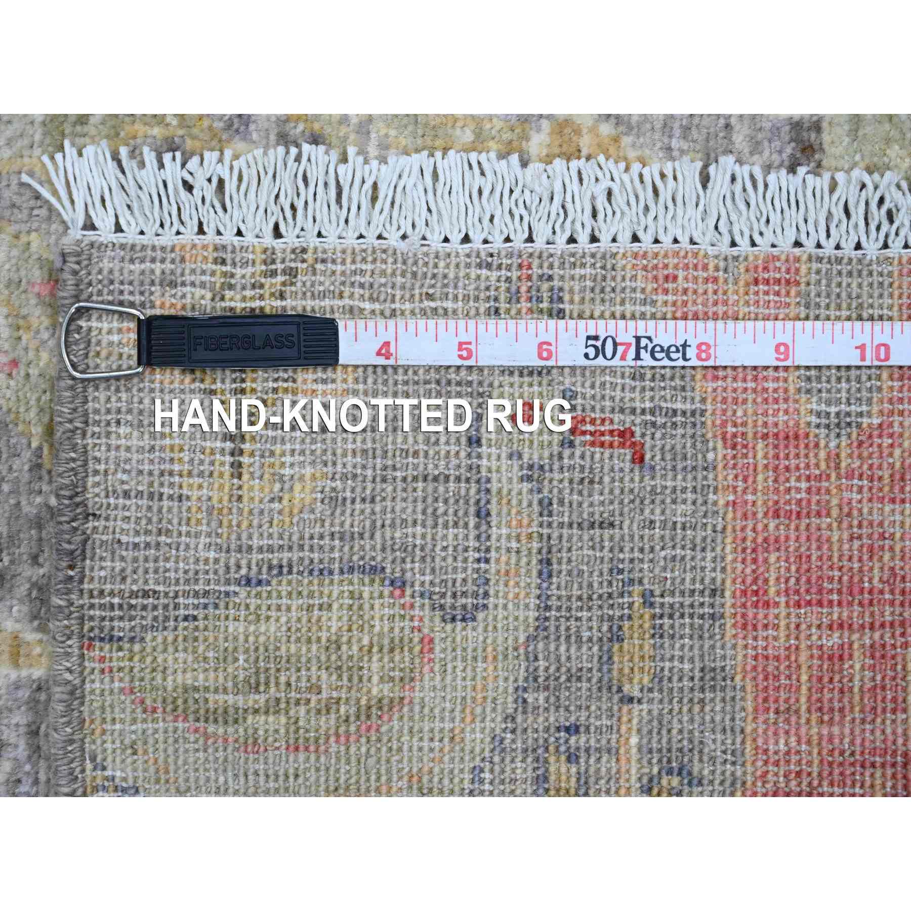 Oushak-And-Peshawar-Hand-Knotted-Rug-102130