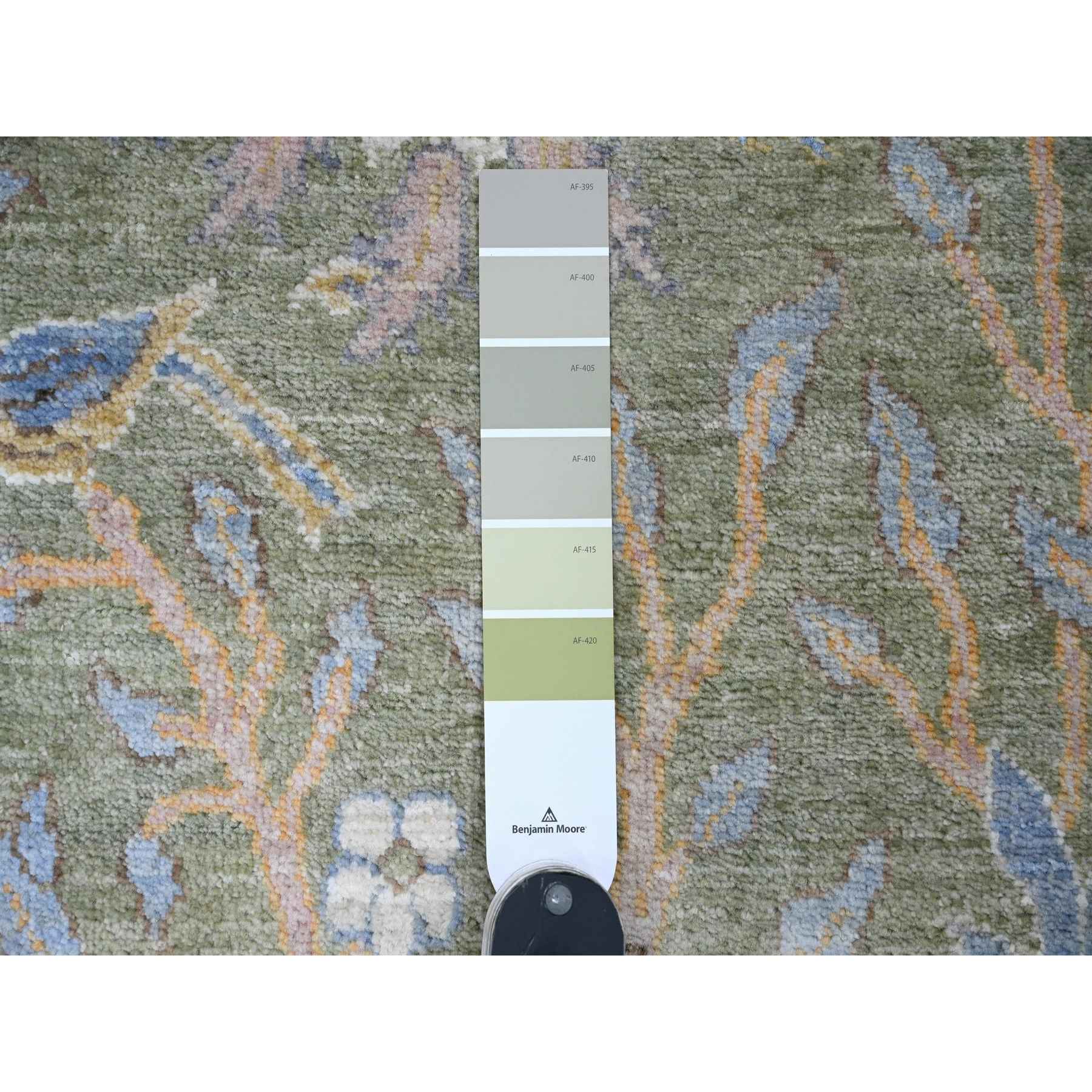 Oushak-And-Peshawar-Hand-Knotted-Rug-102155