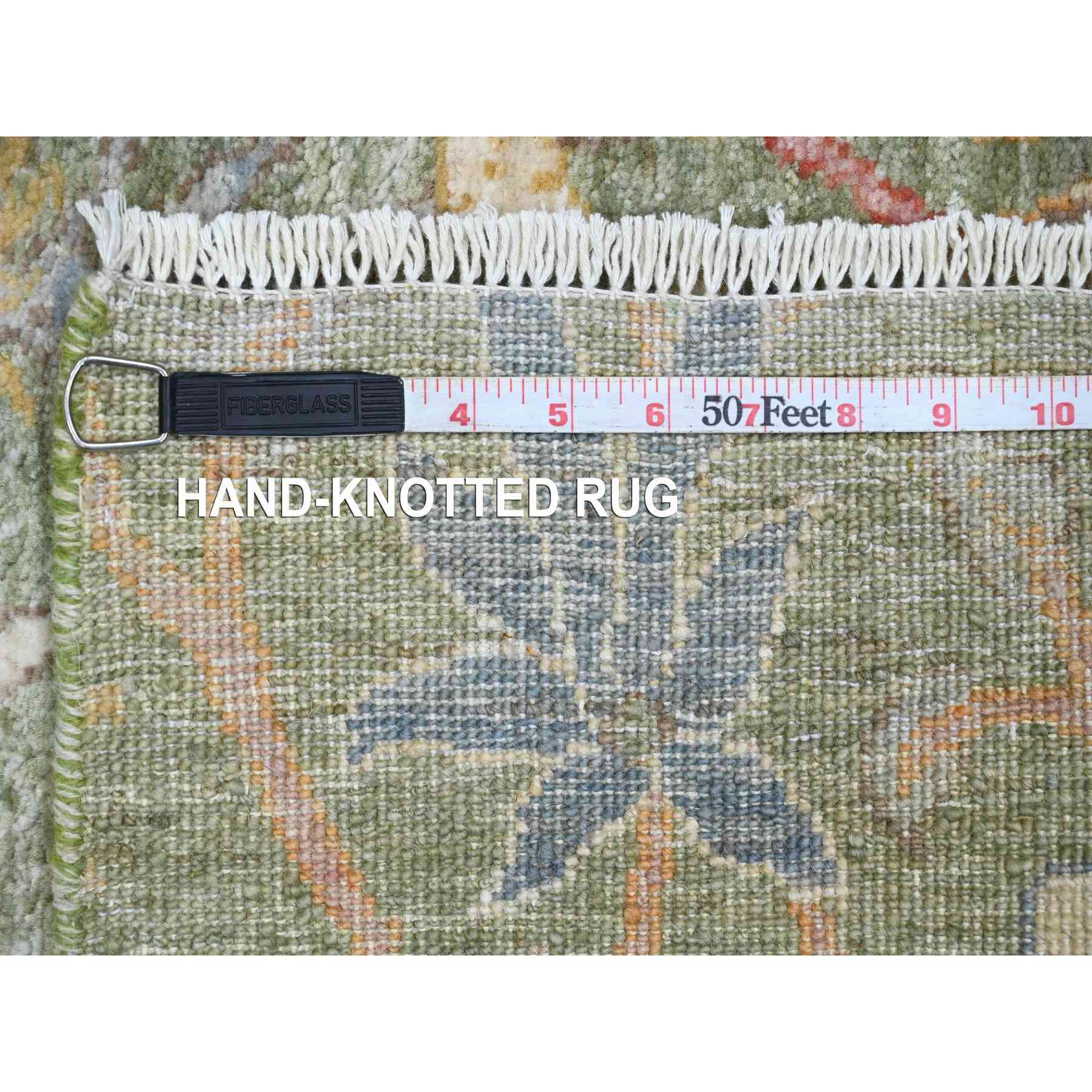 Oushak-And-Peshawar-Hand-Knotted-Rug-102155