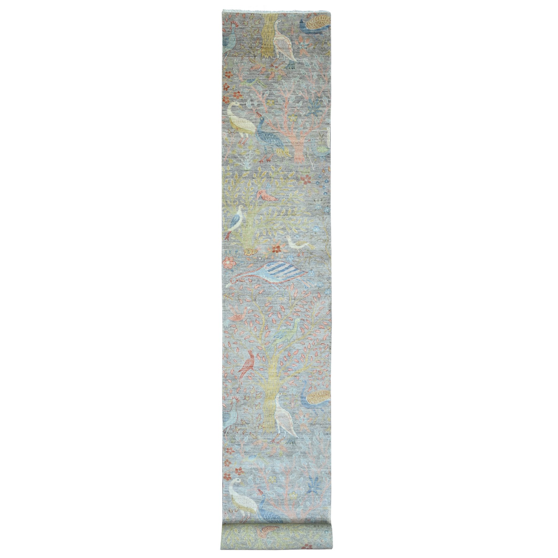 Oushak-And-Peshawar-Hand-Knotted-Rug-102175