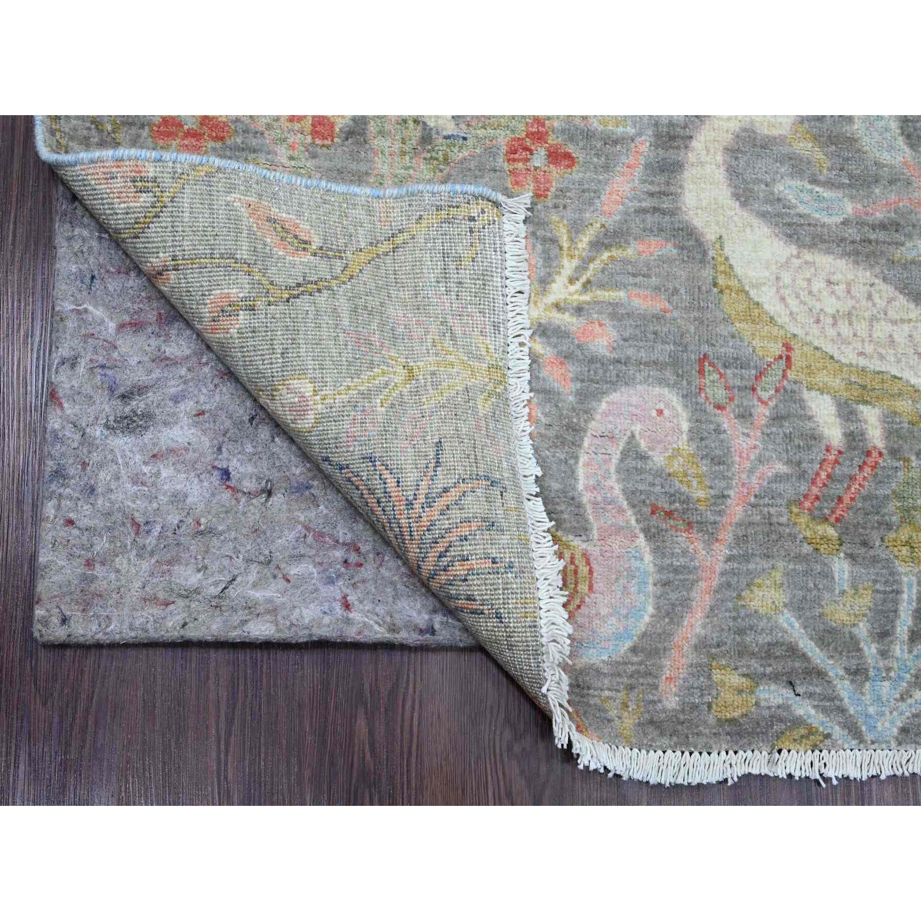 Oushak-And-Peshawar-Hand-Knotted-Rug-102205