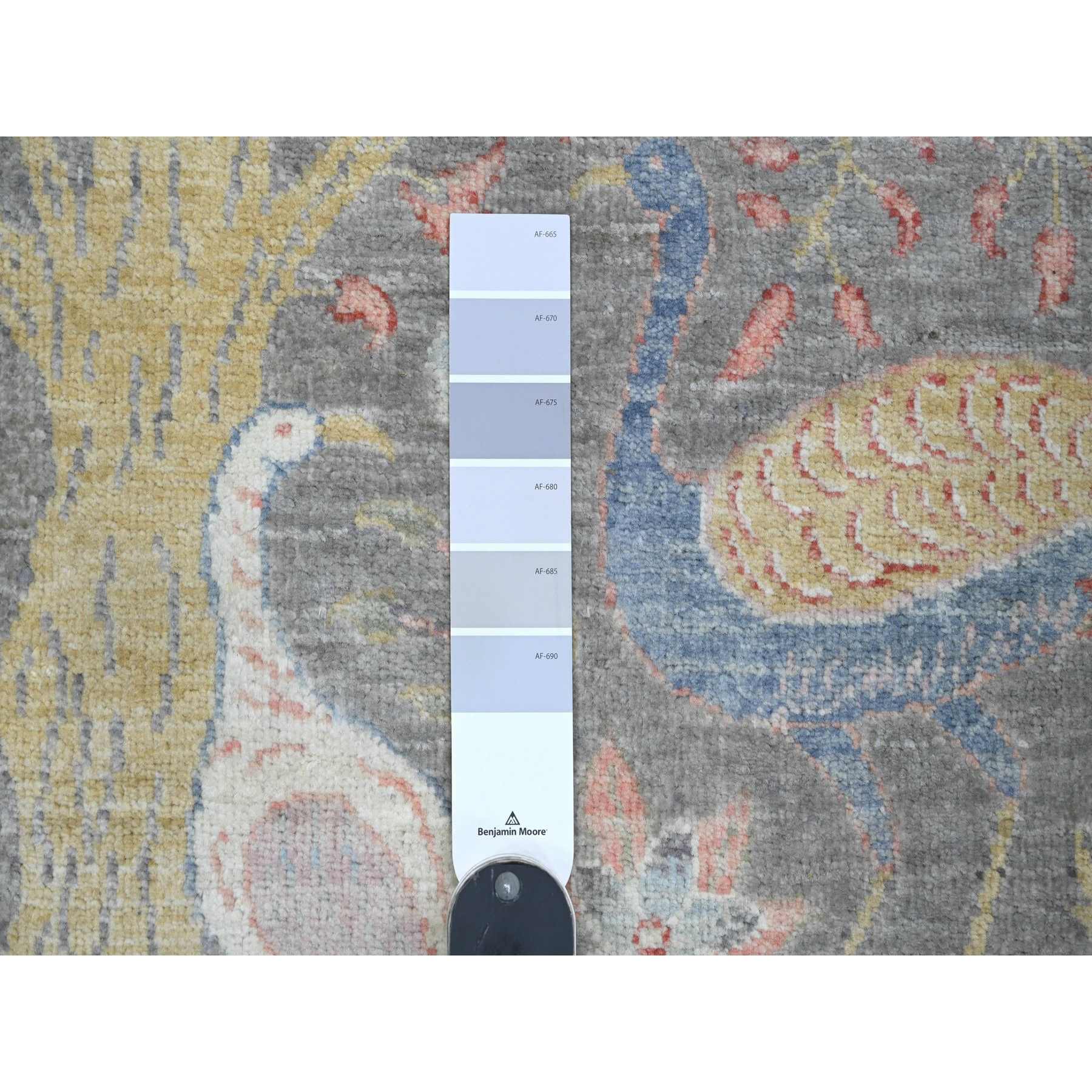 Oushak-And-Peshawar-Hand-Knotted-Rug-102205