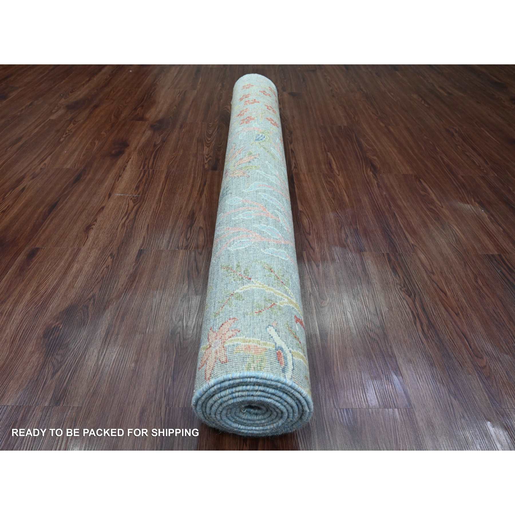 Oushak-And-Peshawar-Hand-Knotted-Rug-102205
