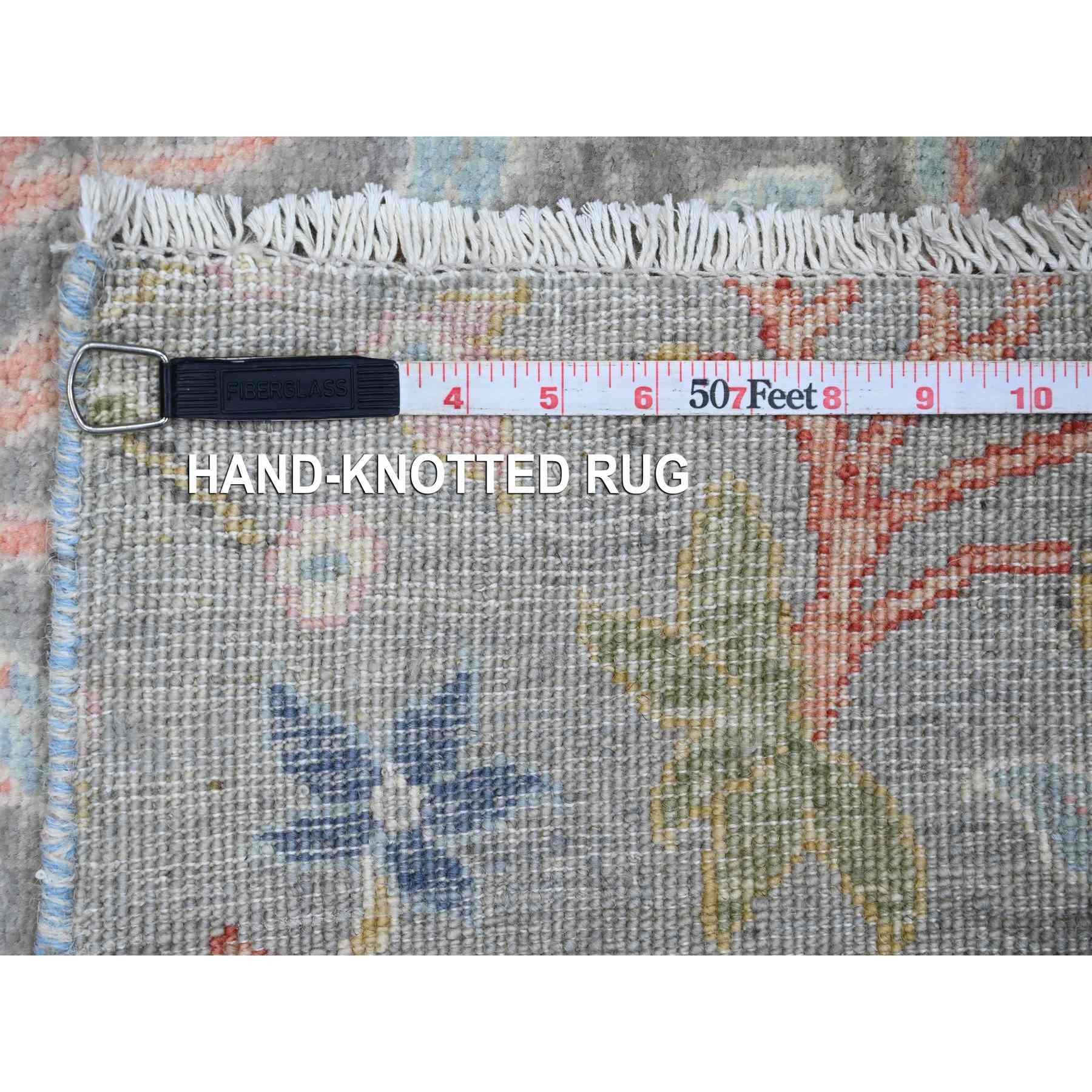 Oushak-And-Peshawar-Hand-Knotted-Rug-102205