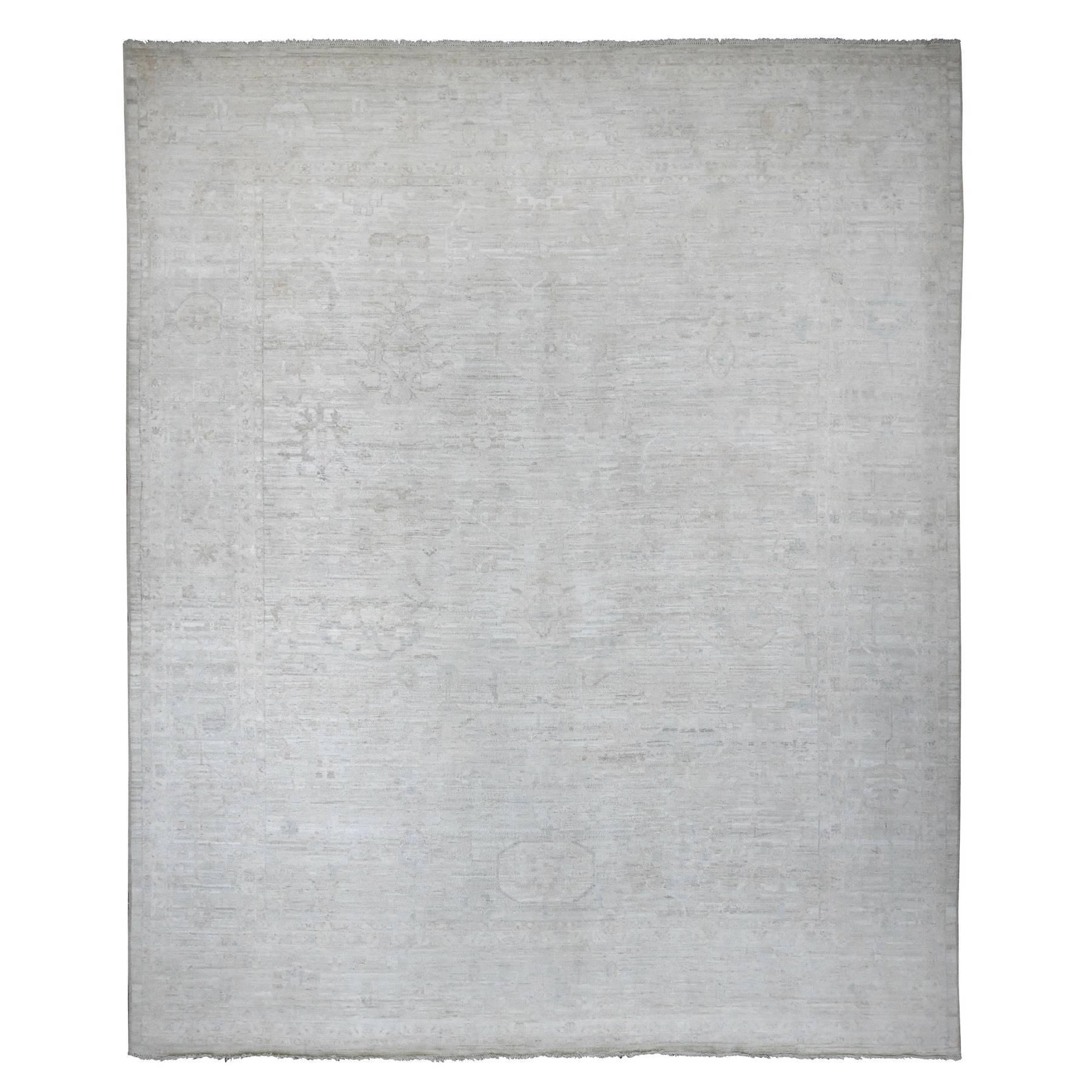 Oushak-And-Peshawar-Hand-Knotted-Rug-102305