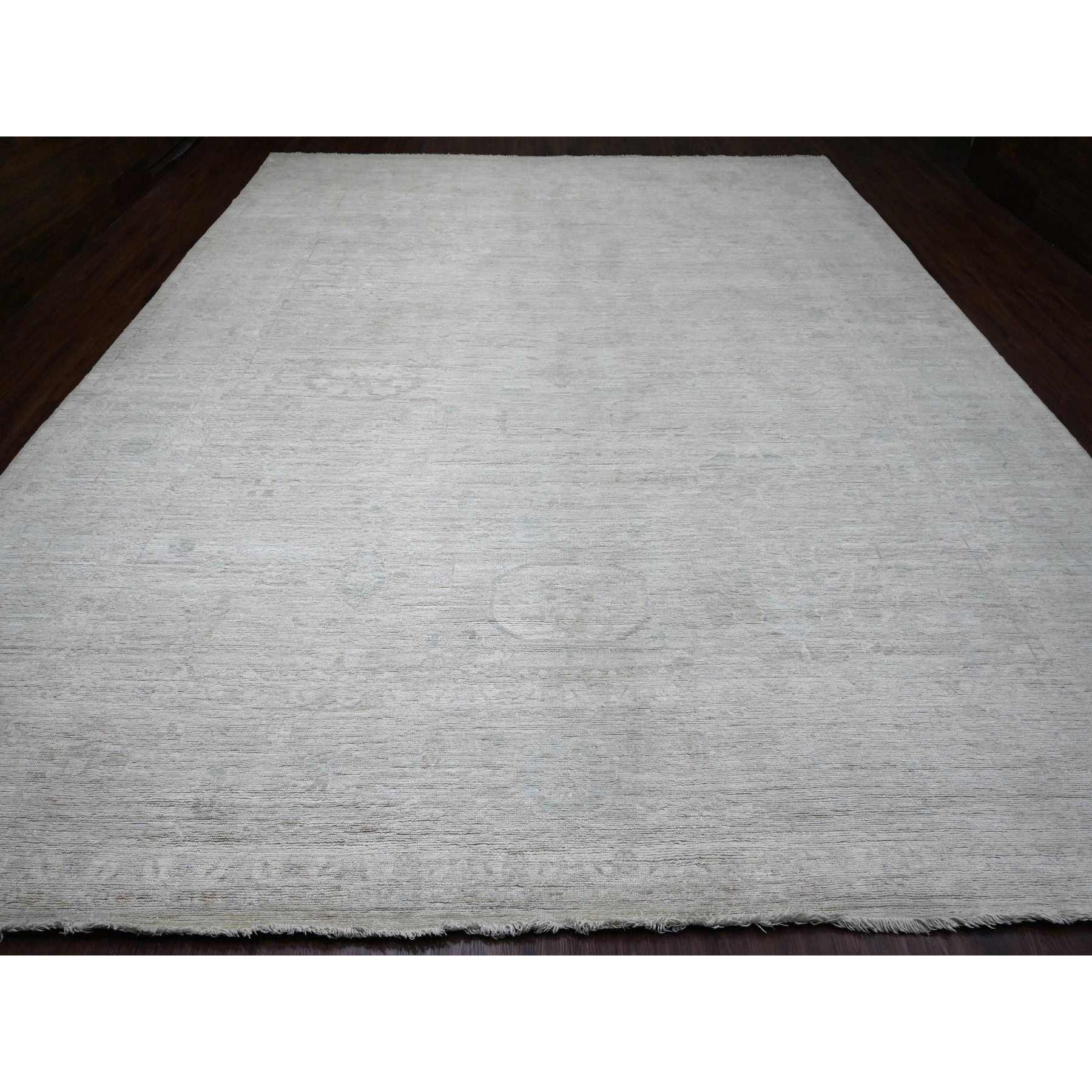 Oushak-And-Peshawar-Hand-Knotted-Rug-102305