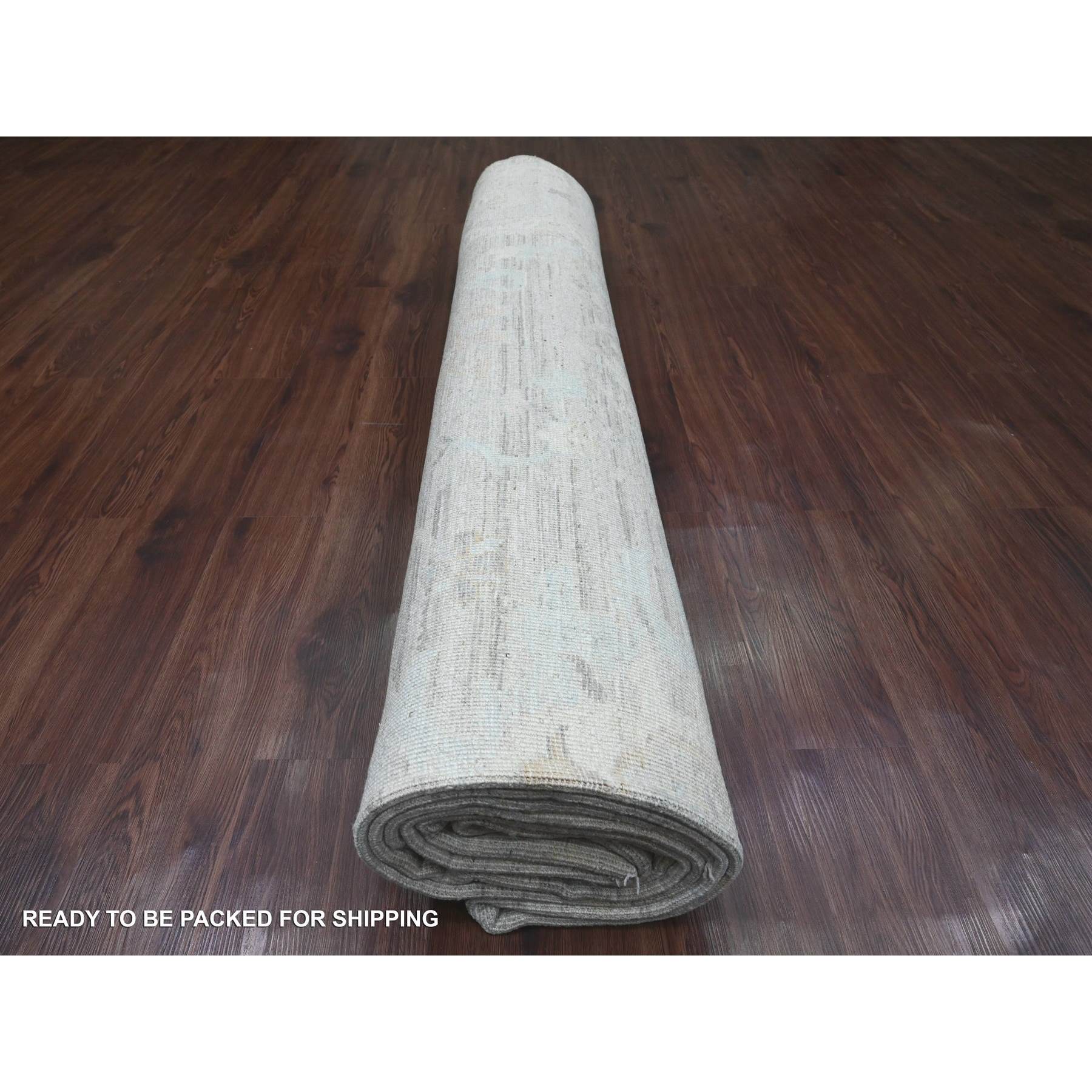 Oushak-And-Peshawar-Hand-Knotted-Rug-102305