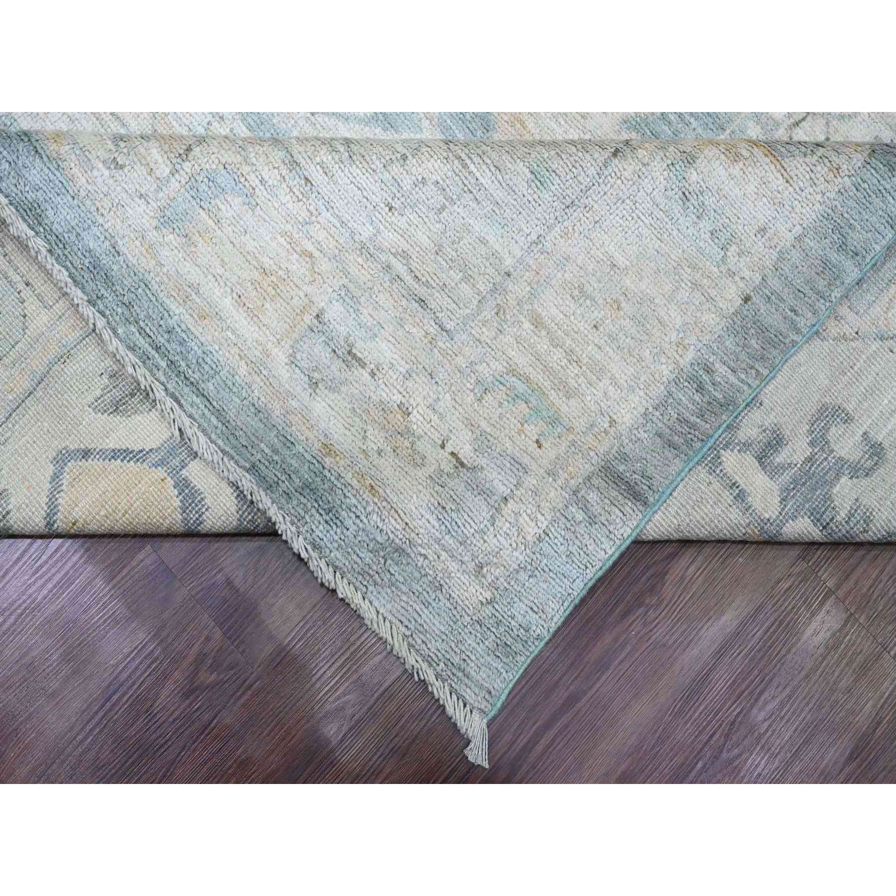 Oushak-And-Peshawar-Hand-Knotted-Rug-102310