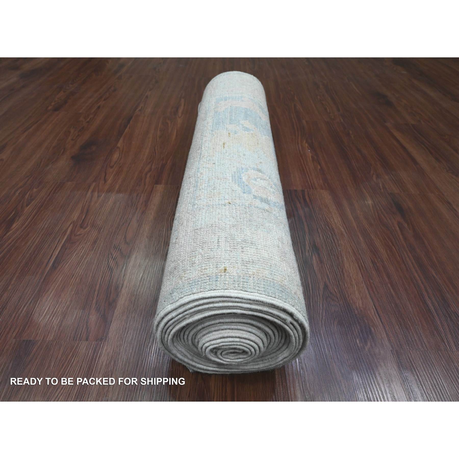 Oushak-And-Peshawar-Hand-Knotted-Rug-102355