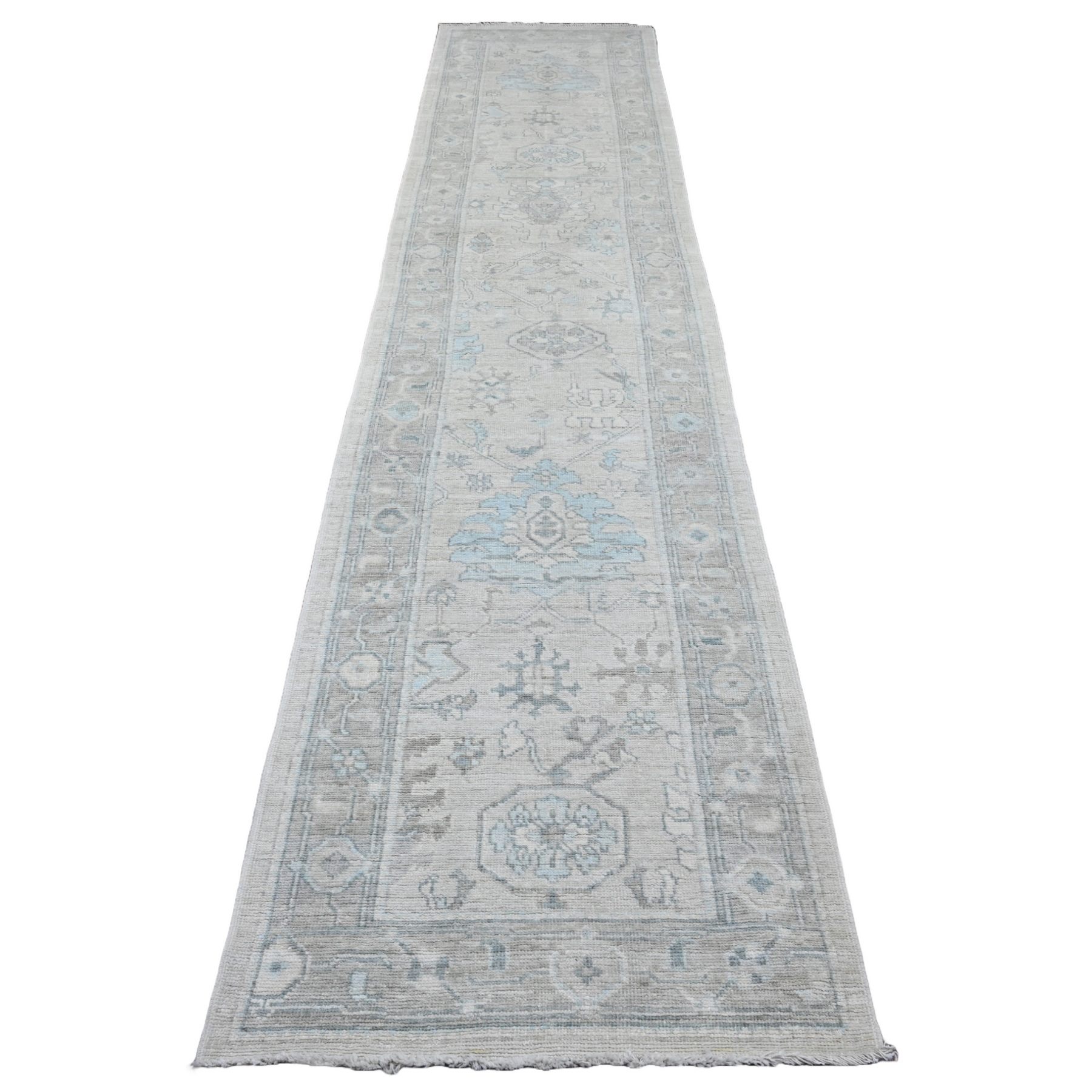 Oushak-And-Peshawar-Hand-Knotted-Rug-102365