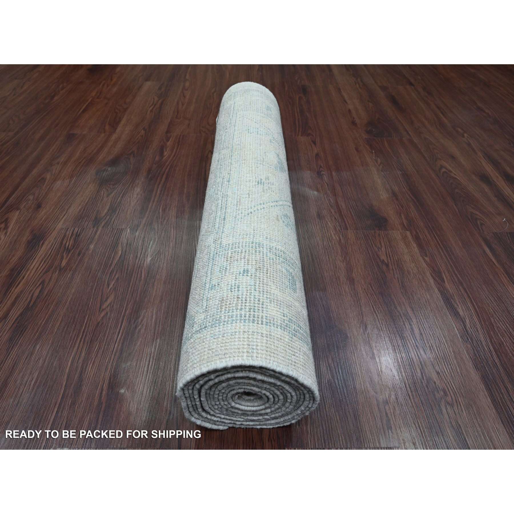 Oushak-And-Peshawar-Hand-Knotted-Rug-102365