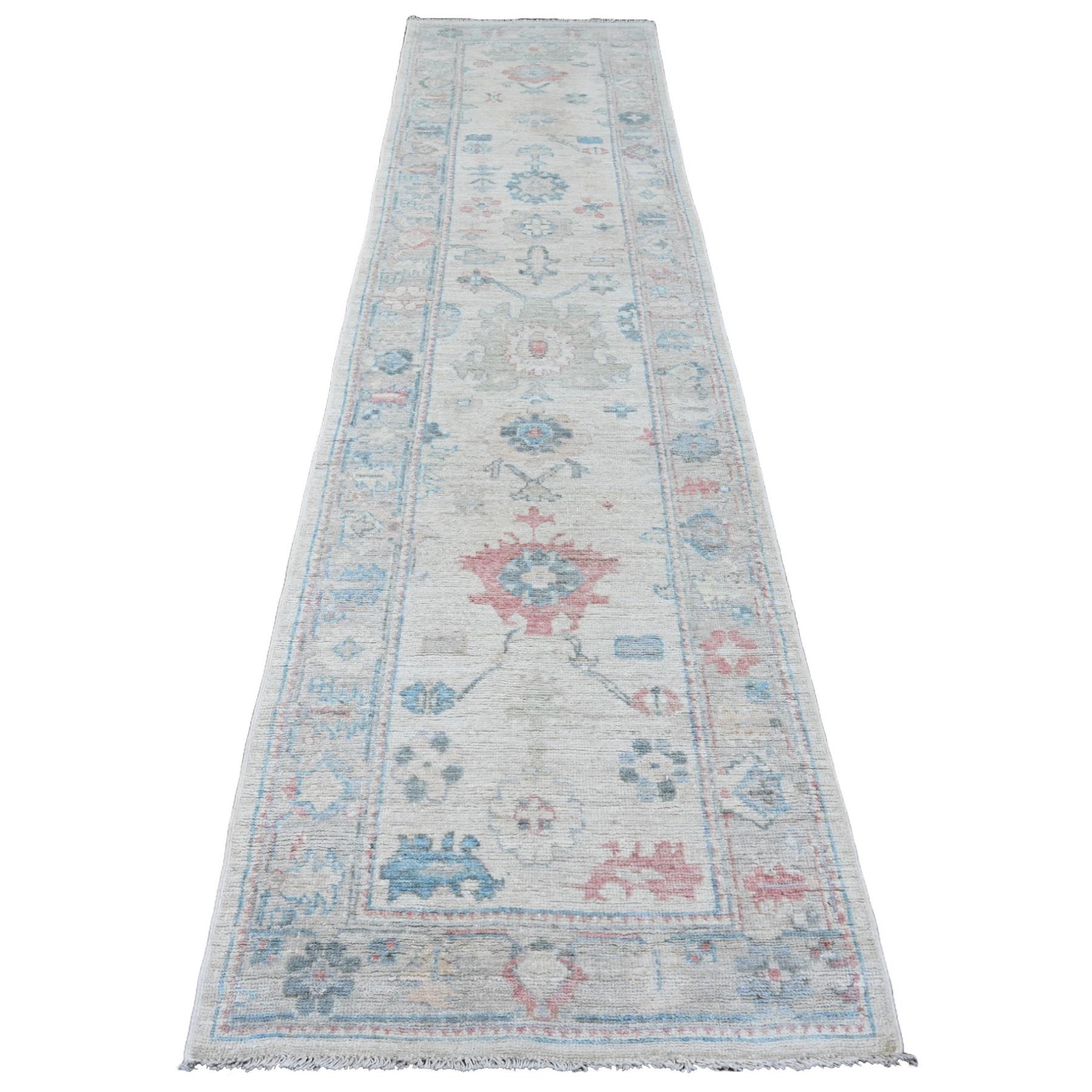 Oushak-And-Peshawar-Hand-Knotted-Rug-102375