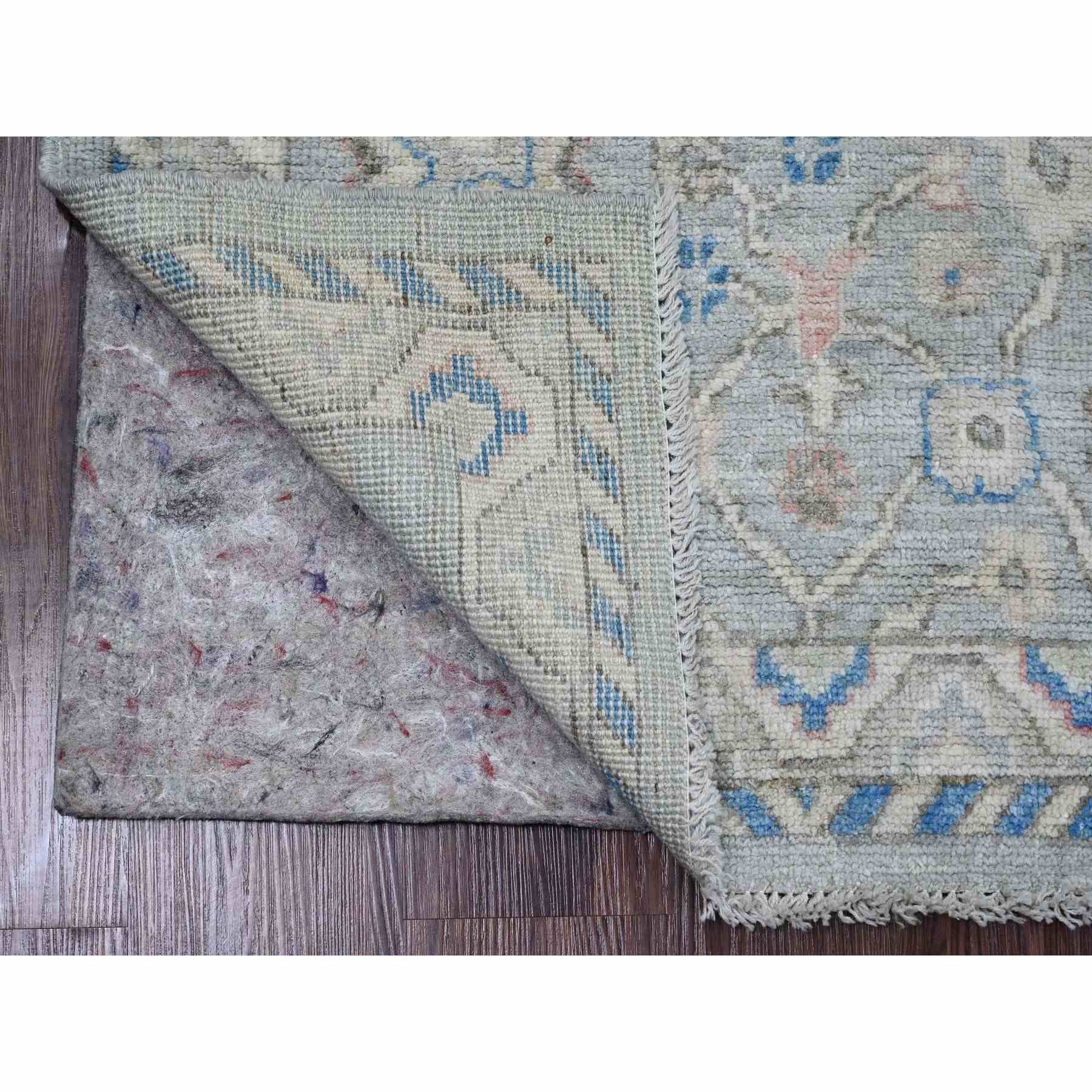 Oushak-And-Peshawar-Hand-Knotted-Rug-102385