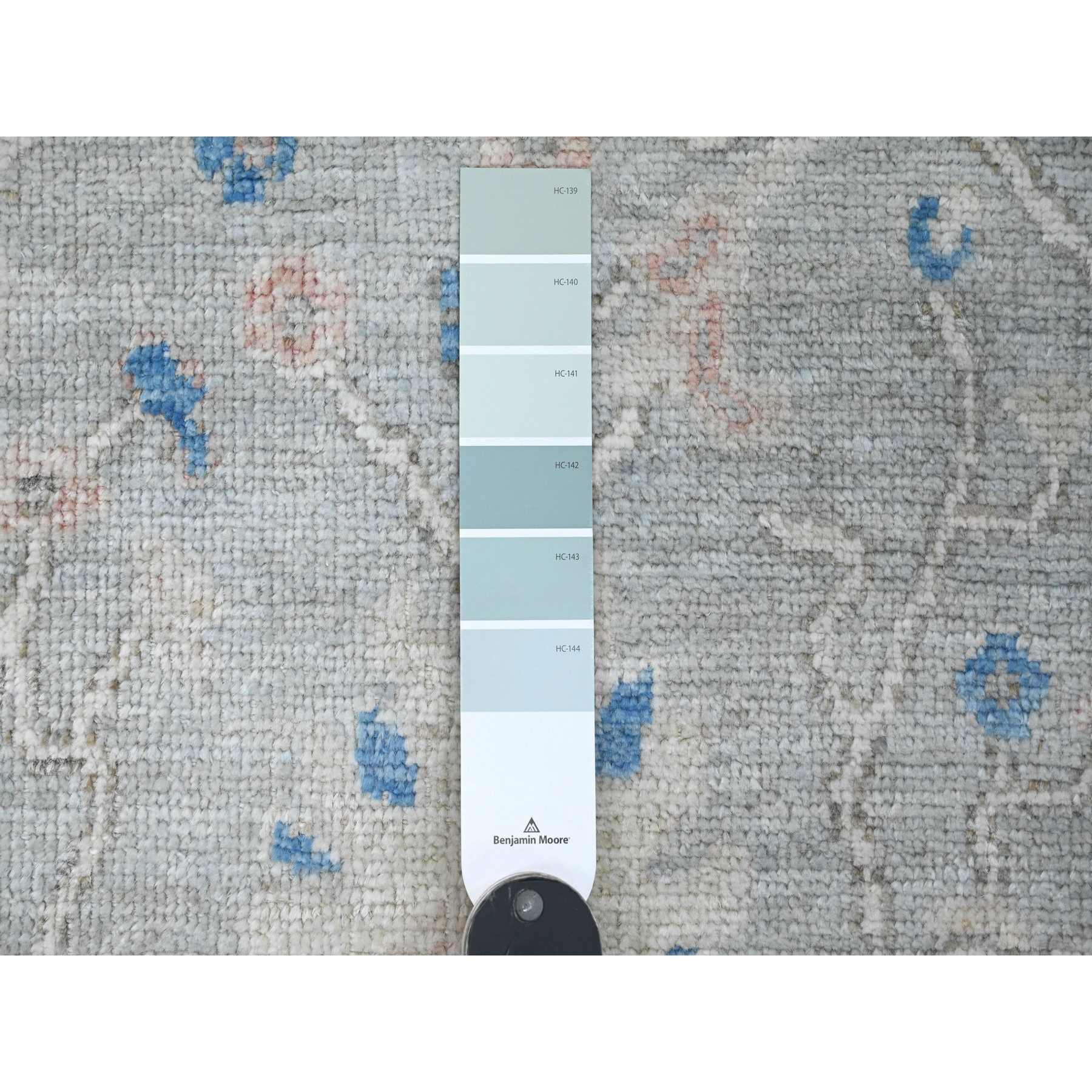 Oushak-And-Peshawar-Hand-Knotted-Rug-102385