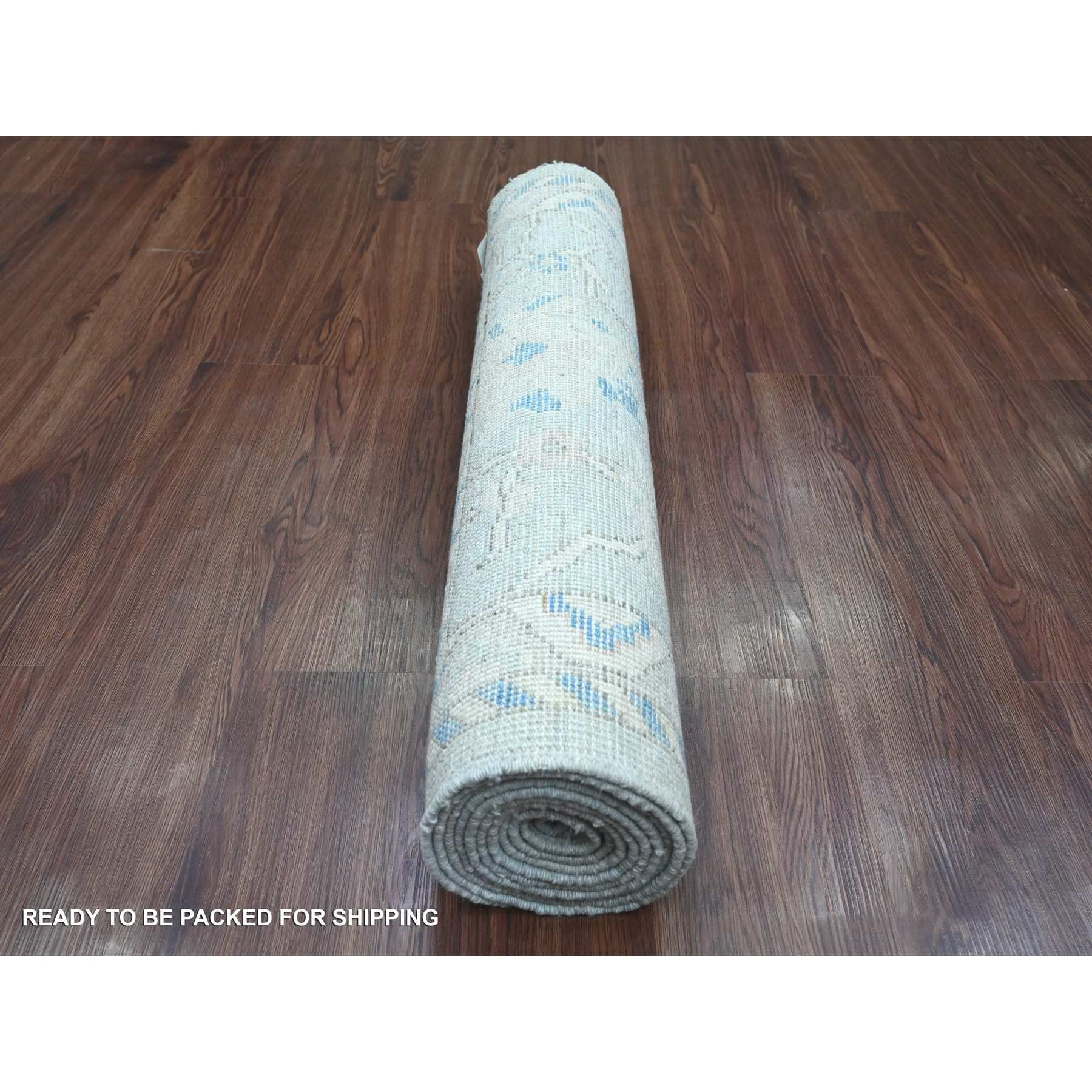 Oushak-And-Peshawar-Hand-Knotted-Rug-102385