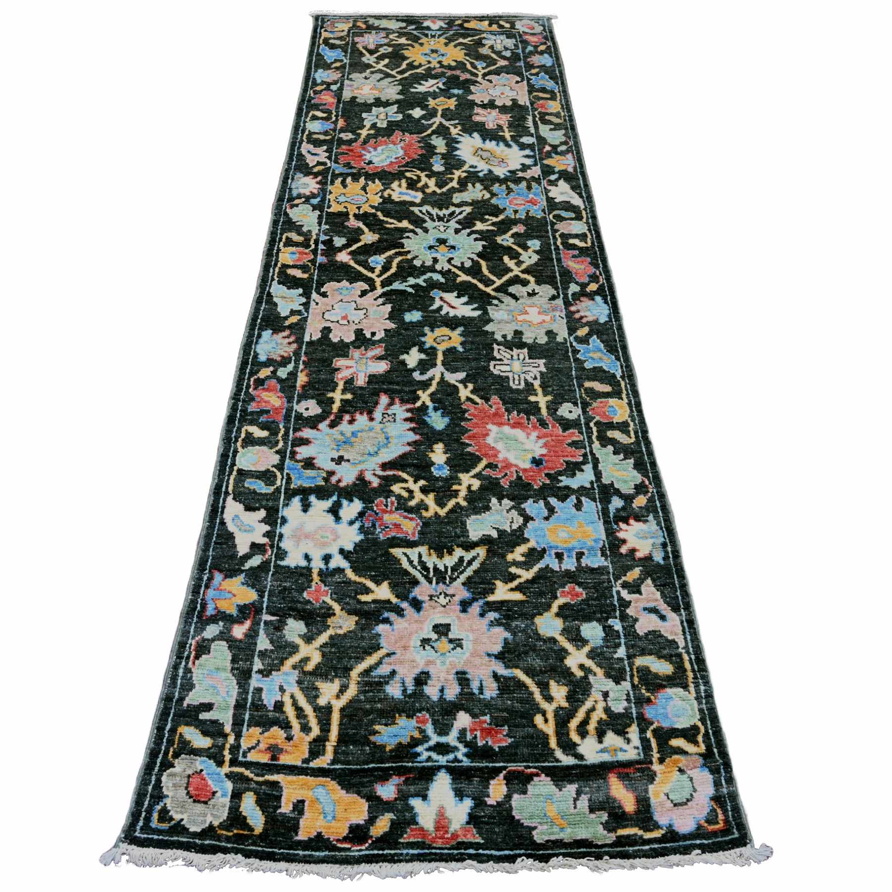 Oushak-And-Peshawar-Hand-Knotted-Rug-102390