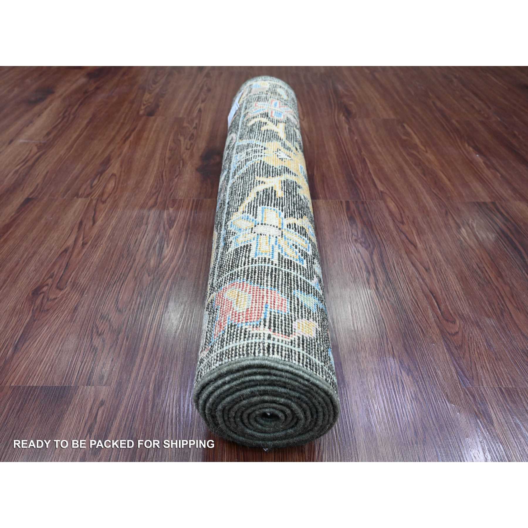 Oushak-And-Peshawar-Hand-Knotted-Rug-102390