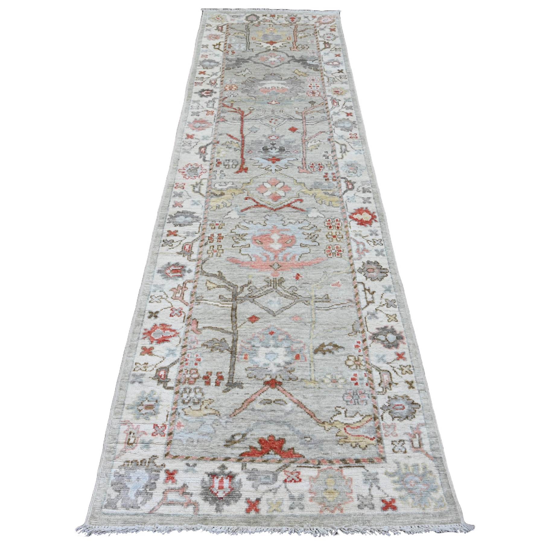 Oushak-And-Peshawar-Hand-Knotted-Rug-102400