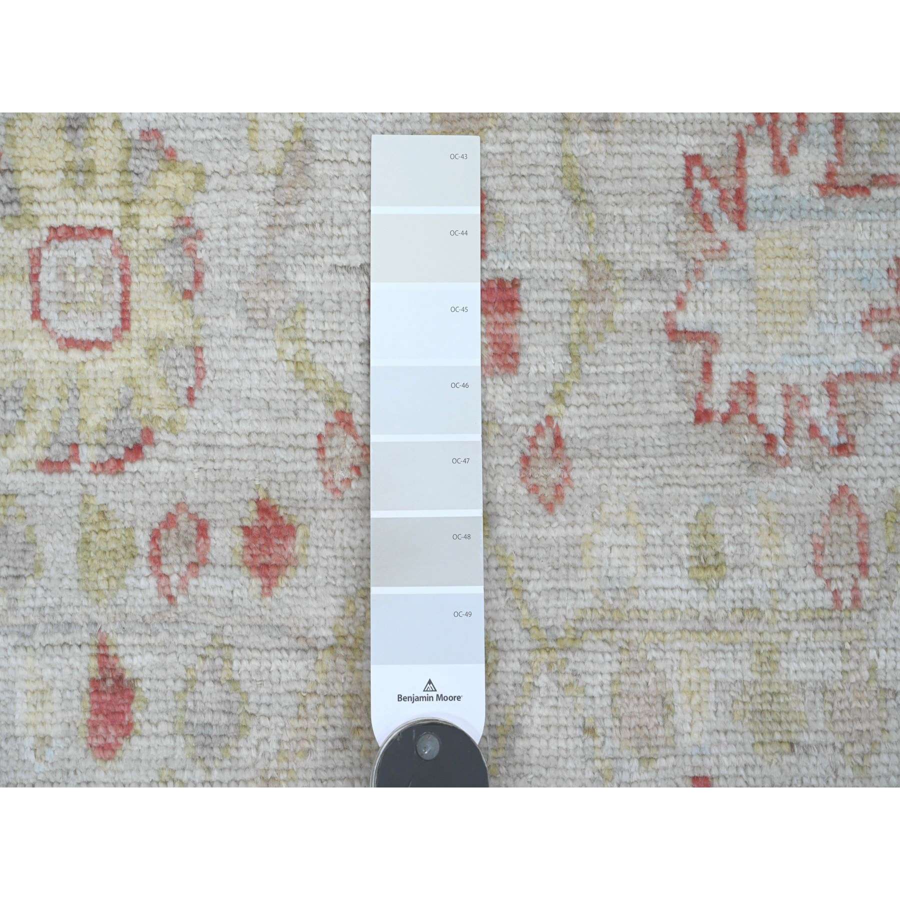 Oushak-And-Peshawar-Hand-Knotted-Rug-102430