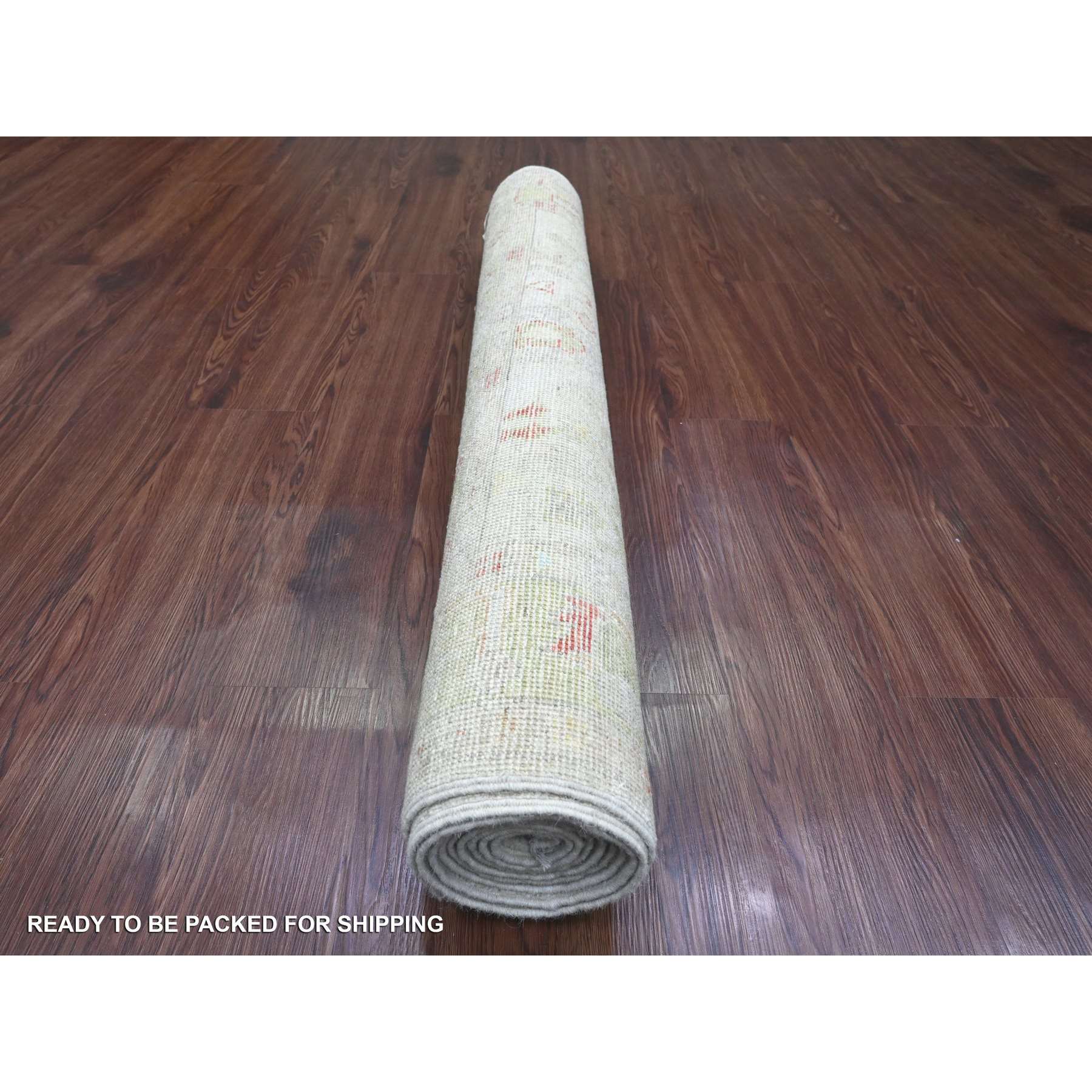 Oushak-And-Peshawar-Hand-Knotted-Rug-102430