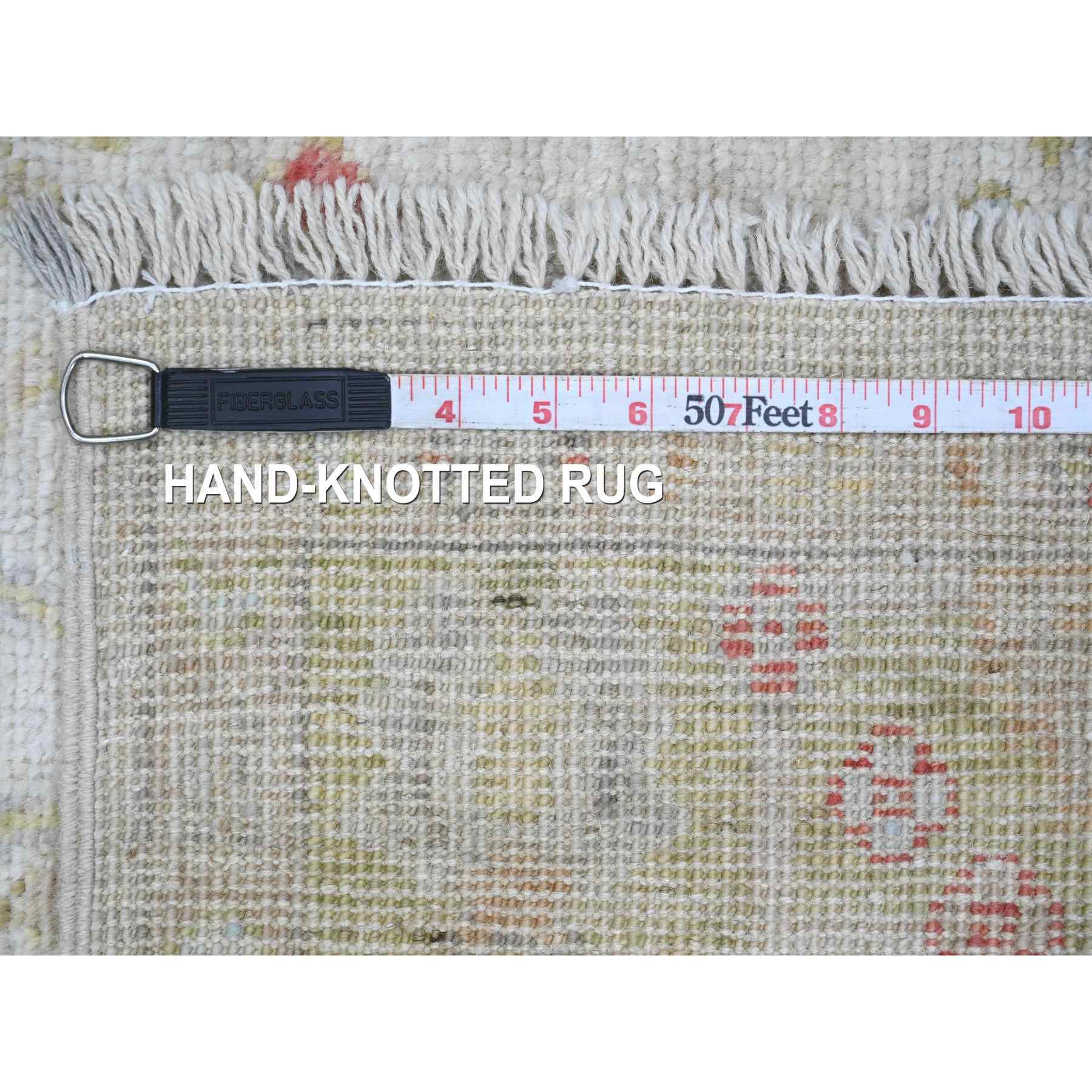 Oushak-And-Peshawar-Hand-Knotted-Rug-102430